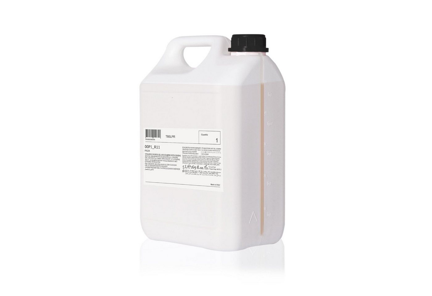 PRIJA Duschgel PRIJA Hair & Body Shampoo Ginseng 5 Liter Nachfüllkanister Hotel SPA, 1-tlg.