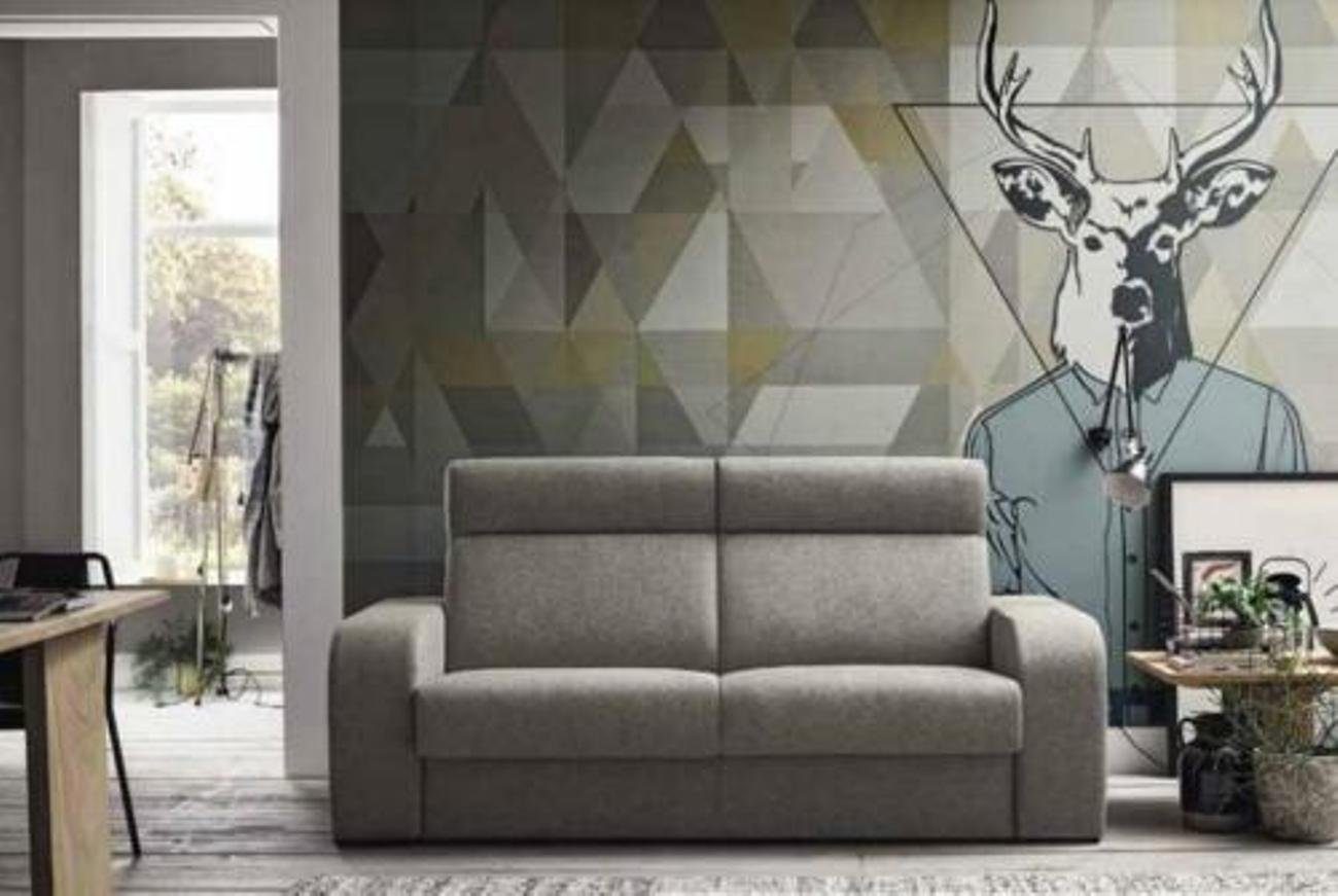 Sitzer Design 2-Sitzer, grau Möbel 2 Wohnzimmer Moderne Sofa Luxus Design JVmoebel