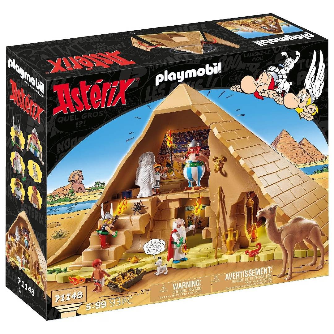 Playmobil® Spielwelt Asterix Pyramide des Pharao 71148, (Spielset (alt.: Figuren-Set / Gebäude-Spielset), 92-tlg., 5 Figuren, 6 Tiere, 82 Zubehörteile)