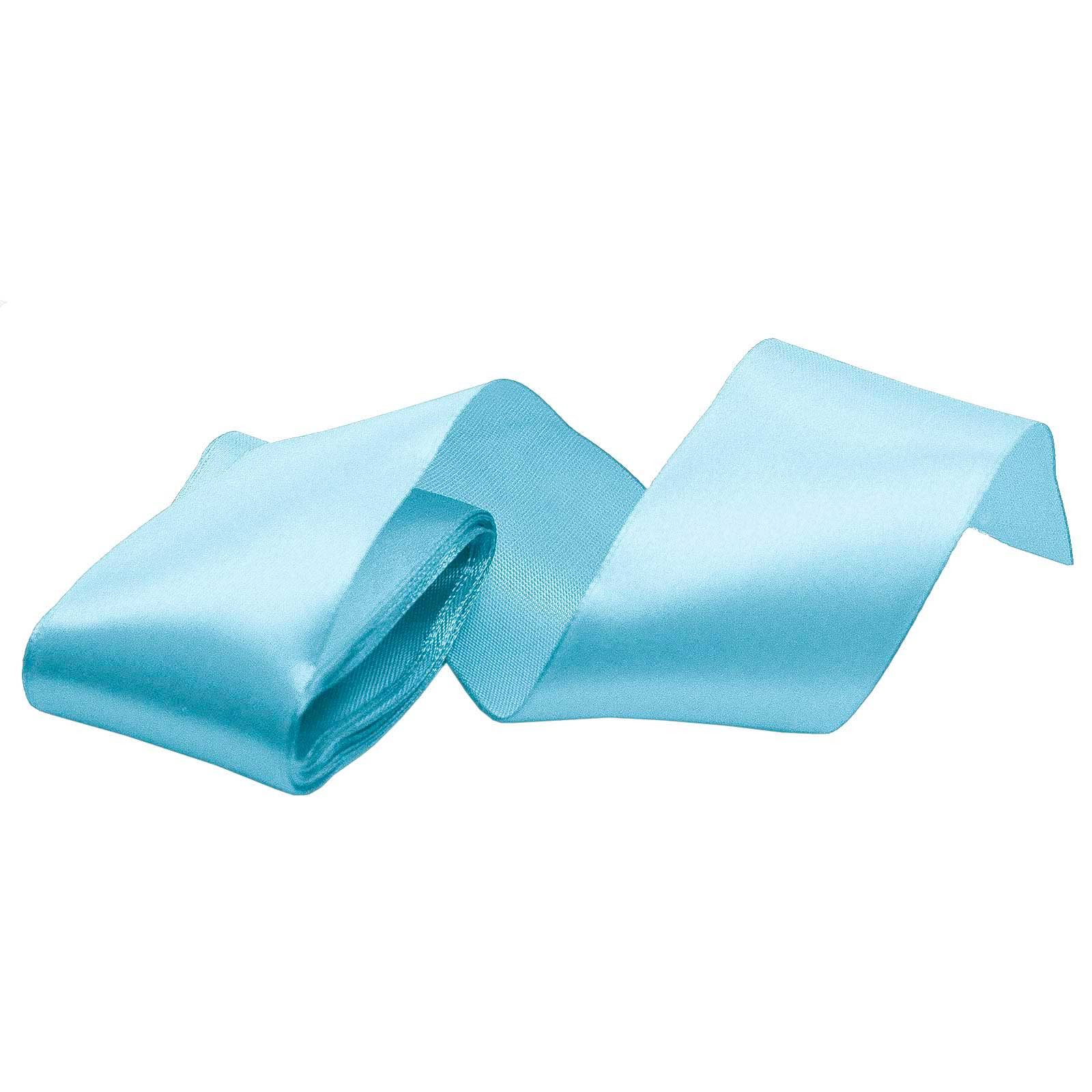 maDDma Geschenkband 3m Satinband 50mm Dekoband Geschenkband, hellblau