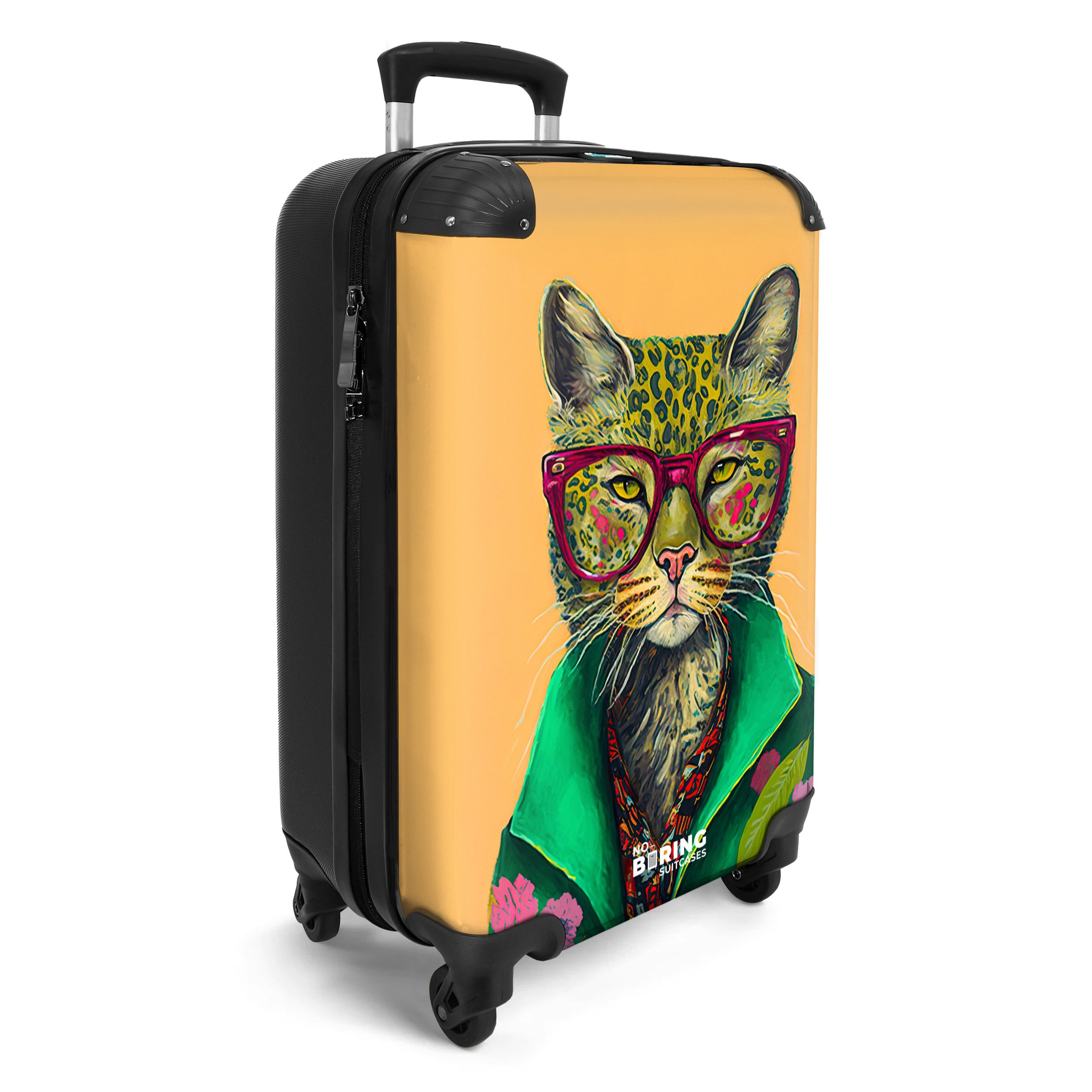 NoBoringSuitcases.com© Hartschalen-Trolley Tiere - Katze - günstig online kaufen