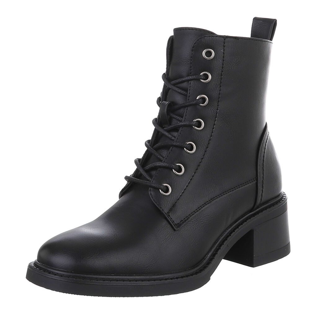 Ital-Design Damen Schnürschuhe Freizeit Schnürstiefelette (88460437) Blocka günstig online kaufen
