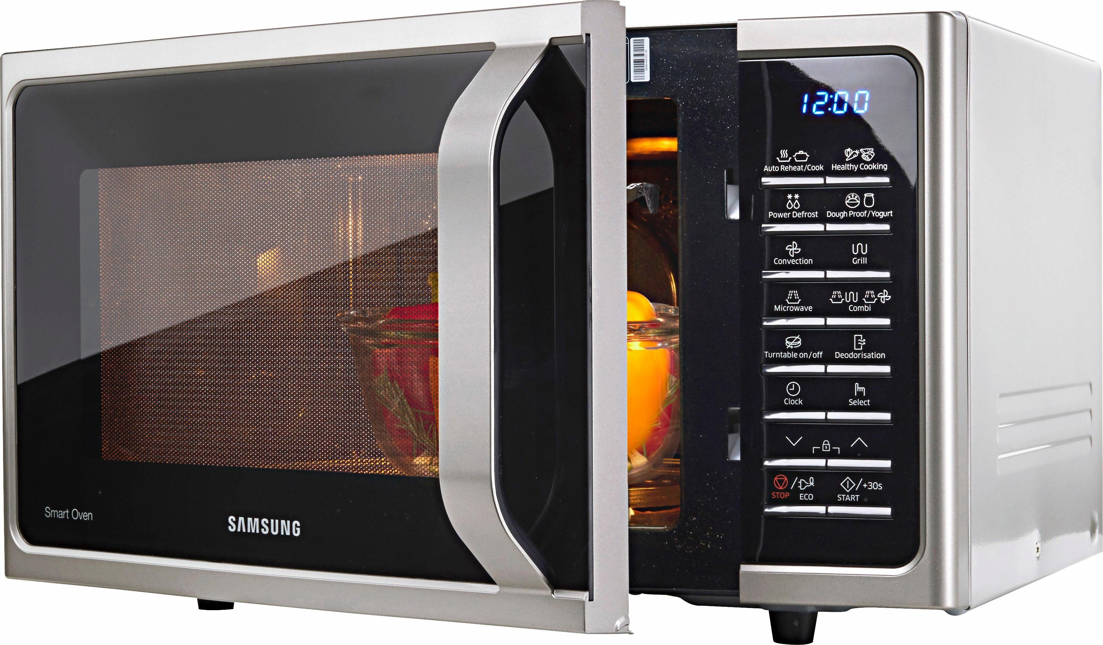 Samsung Mikrowelle MW5000 MC28H5015CS/EG, 900 W, mit Grill und Heißluft online kaufen OTTO
