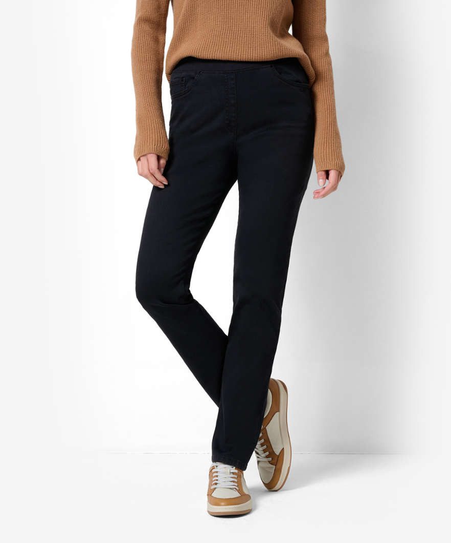 RAPHAELA by BRAX Bequeme Jeans Style PAMINA schwarz