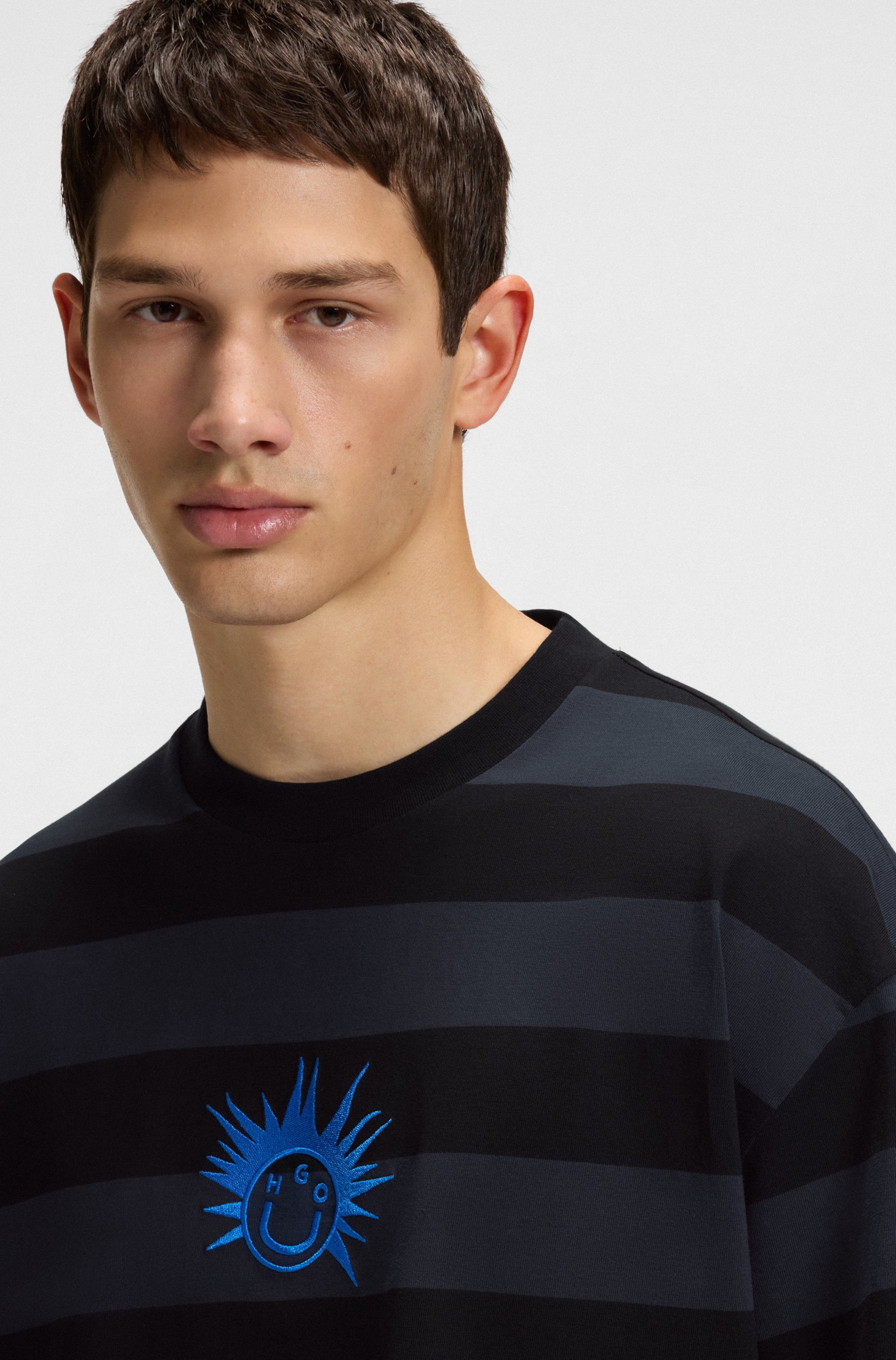 HUGO Blue T-Shirt Nisite regular fit günstig online kaufen