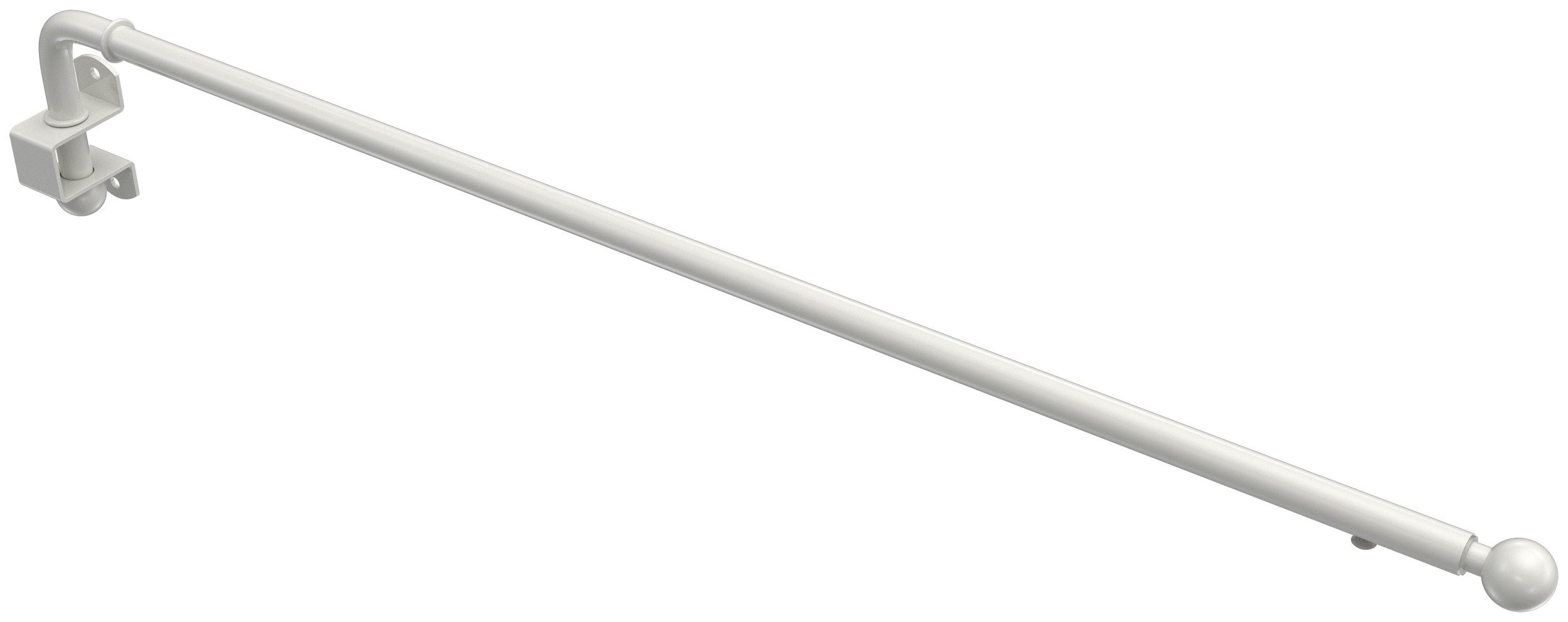 INTERDECO Schwenkstange Cassina, ausziehbar, Wandmontage, Metall, günstig online kaufen