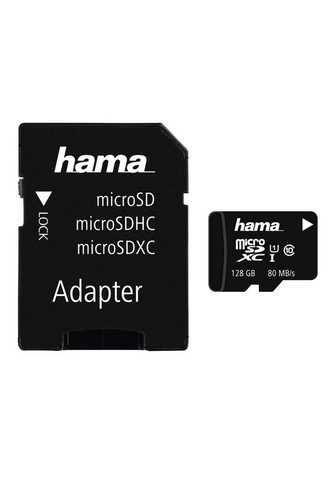 HAMA MicroSDXC 128GB Class 10 UHS-I 80MB/s ...