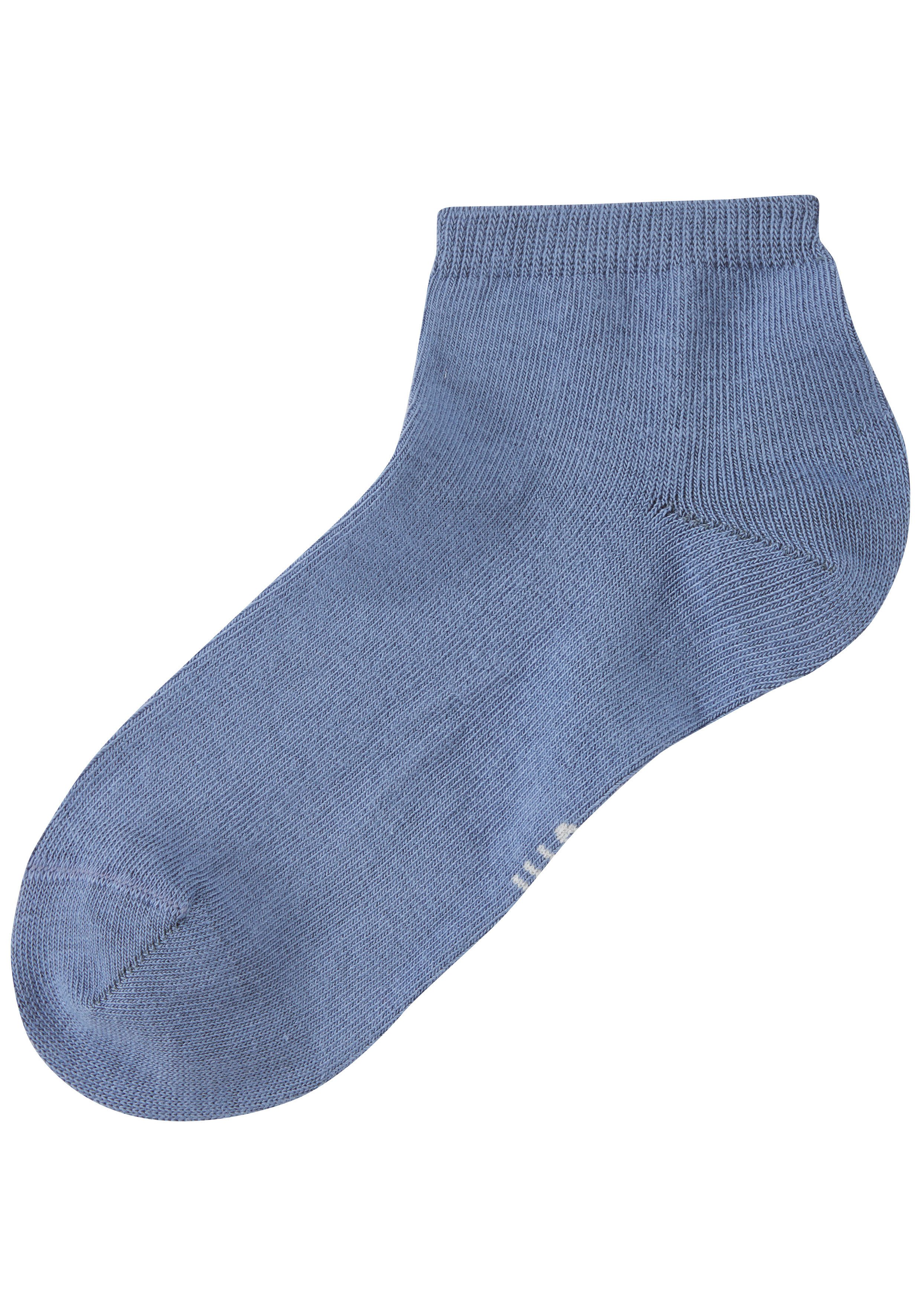 H.I.S Kurzsocken Damen Sport Basic Socken, Laufsocken ohne Frottee (Packung, 10-Paar, Großpackung) mit verstärkter Ferse und Spitze
