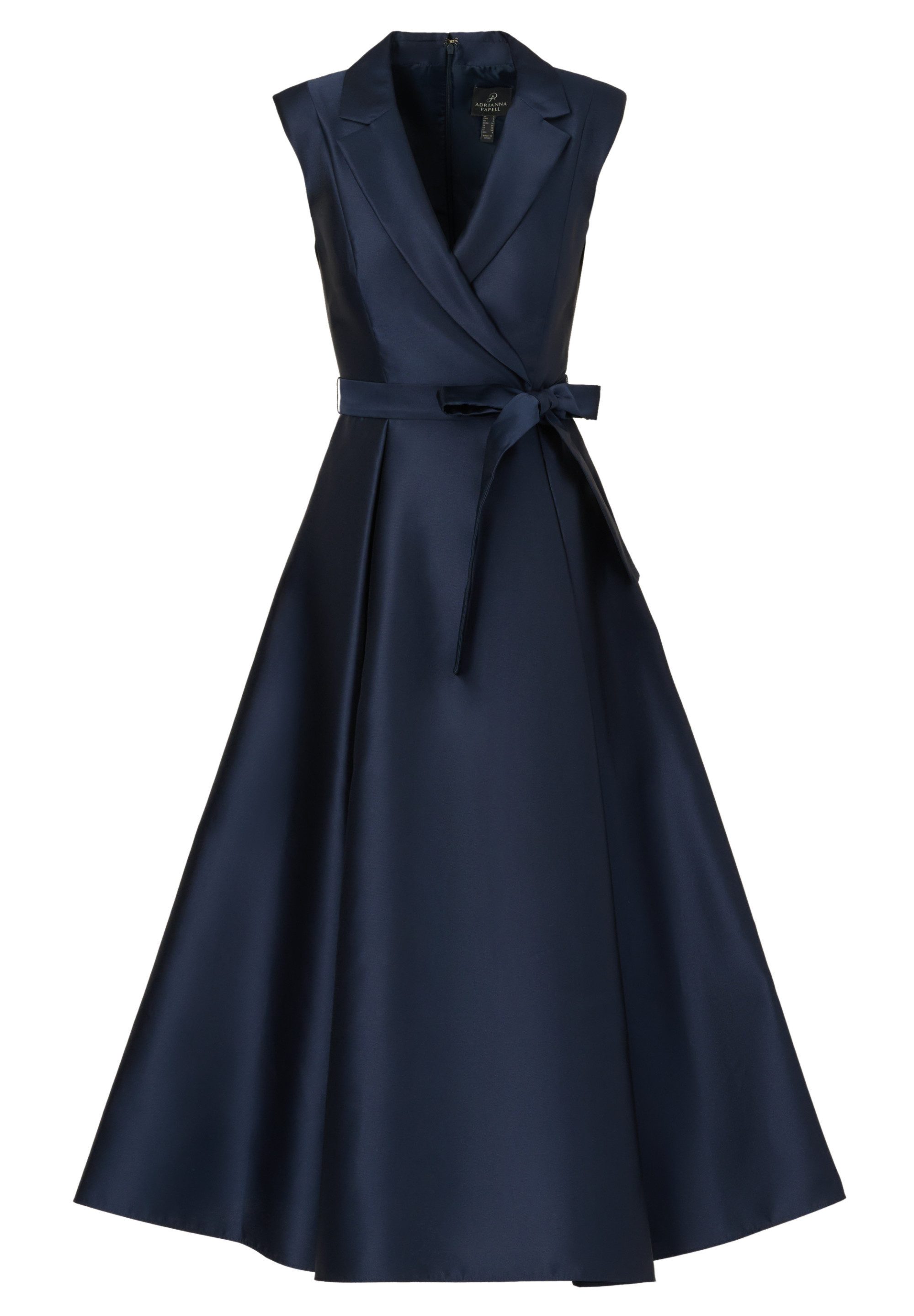 Adrianna Papell Abendkleid Petite Lapel Mikado Ankle Dress Elegantes Knöche günstig online kaufen
