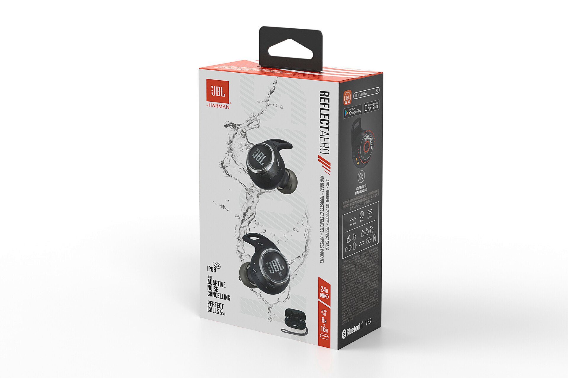 Aero Schwarz JBL Reflect In-Ear-Kopfhörer wireless