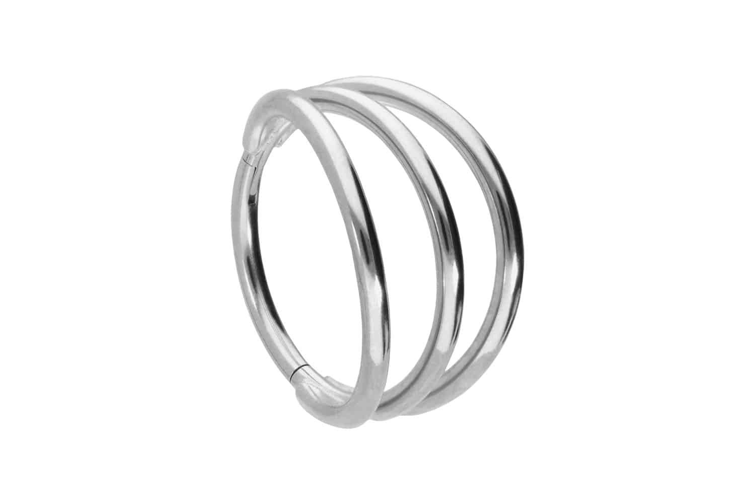Piercing-Set Titan Segmentring Clicker 3 RINGE