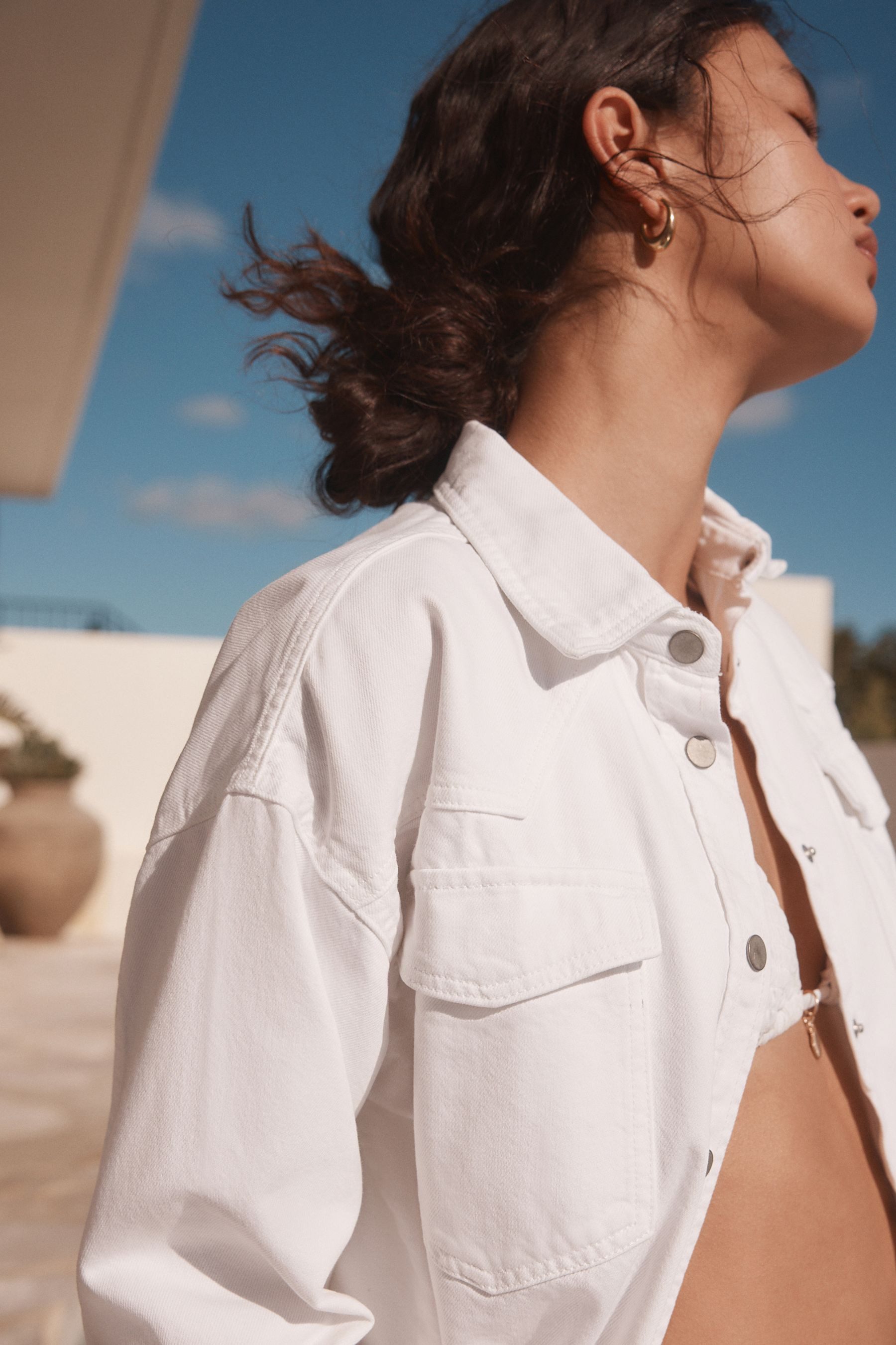 Next Jeanshemd Jeanshemd in Übergröße (1-tlg)