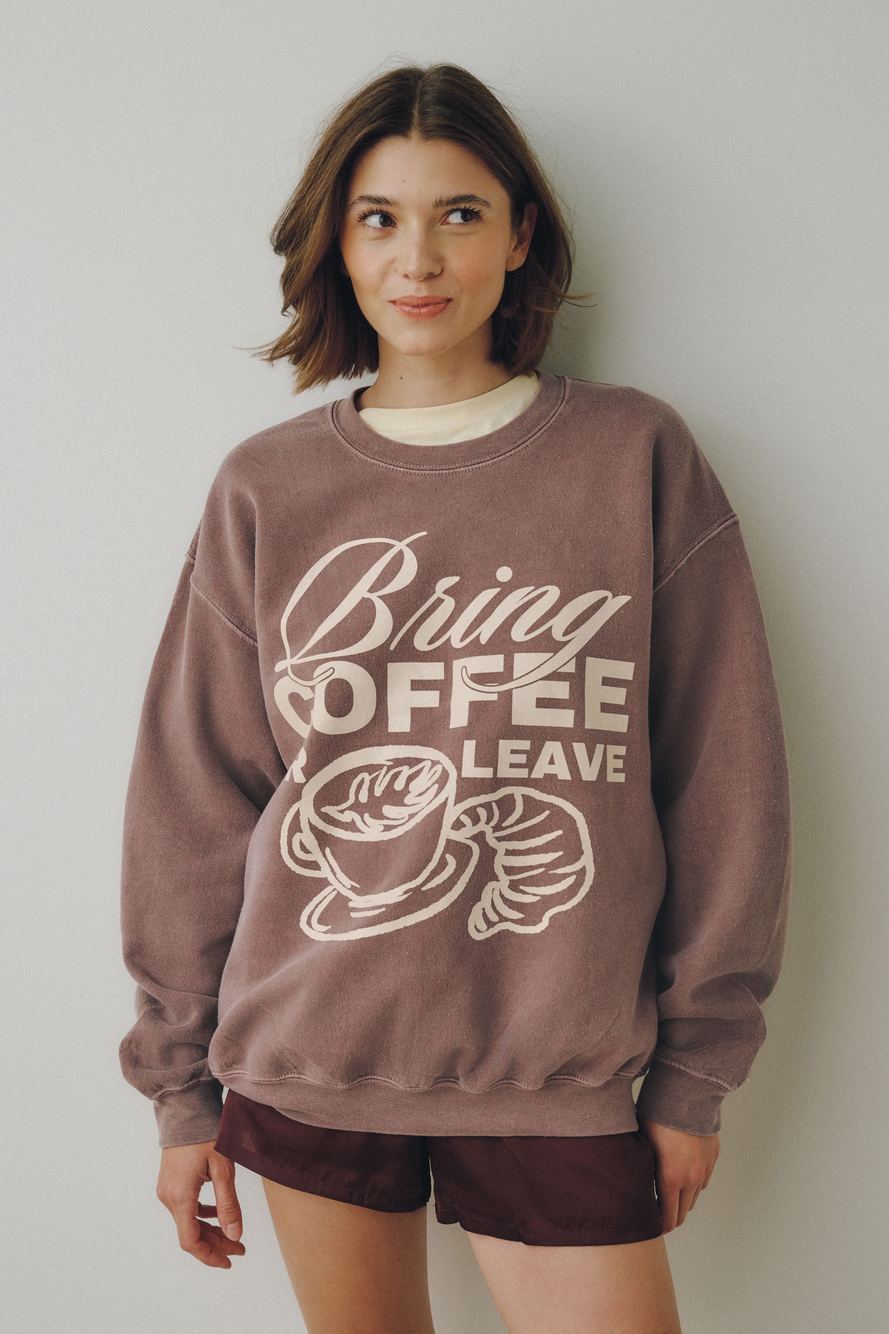 Next Sweater Sweatshirt mit Schriftzug „Coffee“ (1-tlg) – Bild 5 von 5