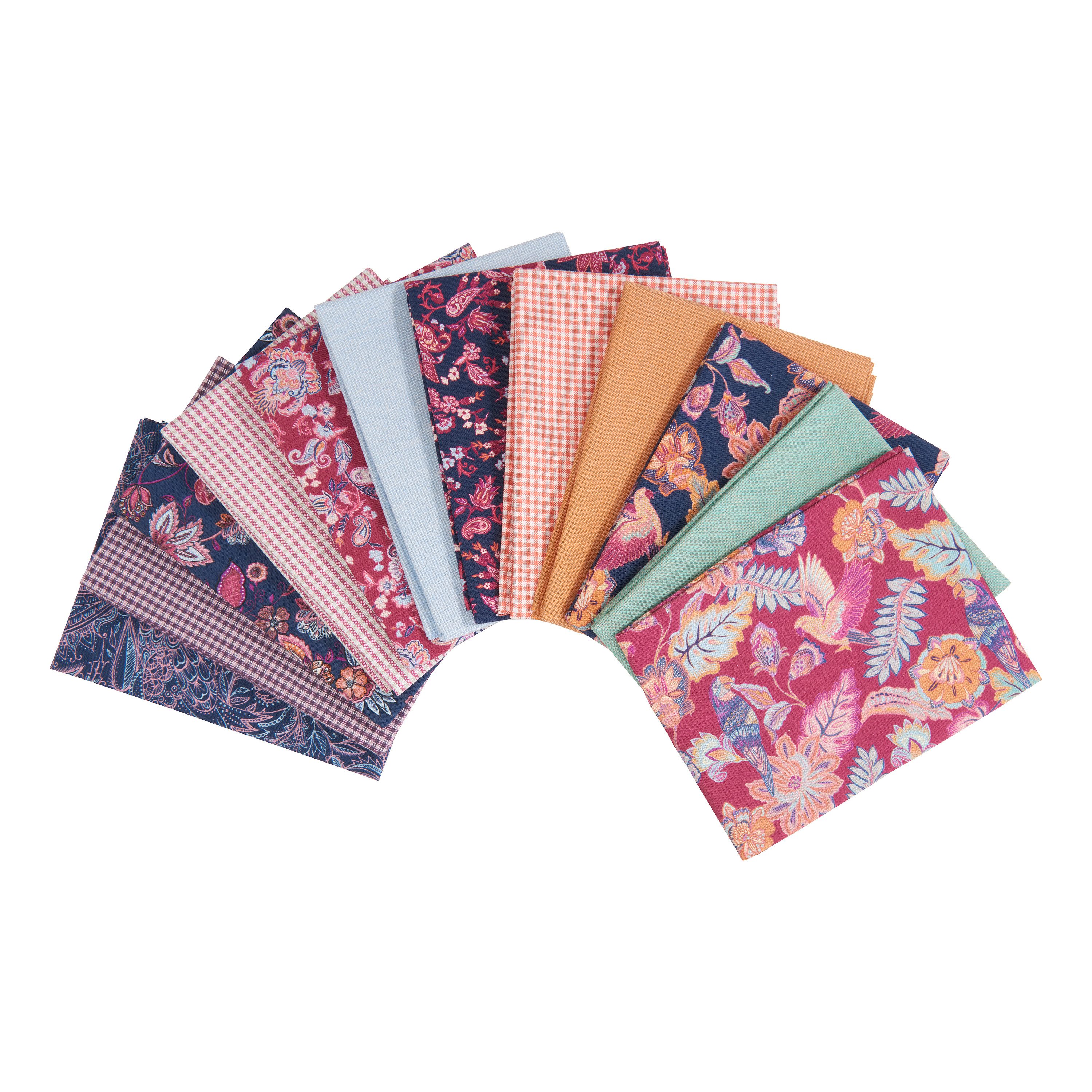 Westfalenstoffe Stoff Bali, 12 Ткани 48 cm x 48 cm