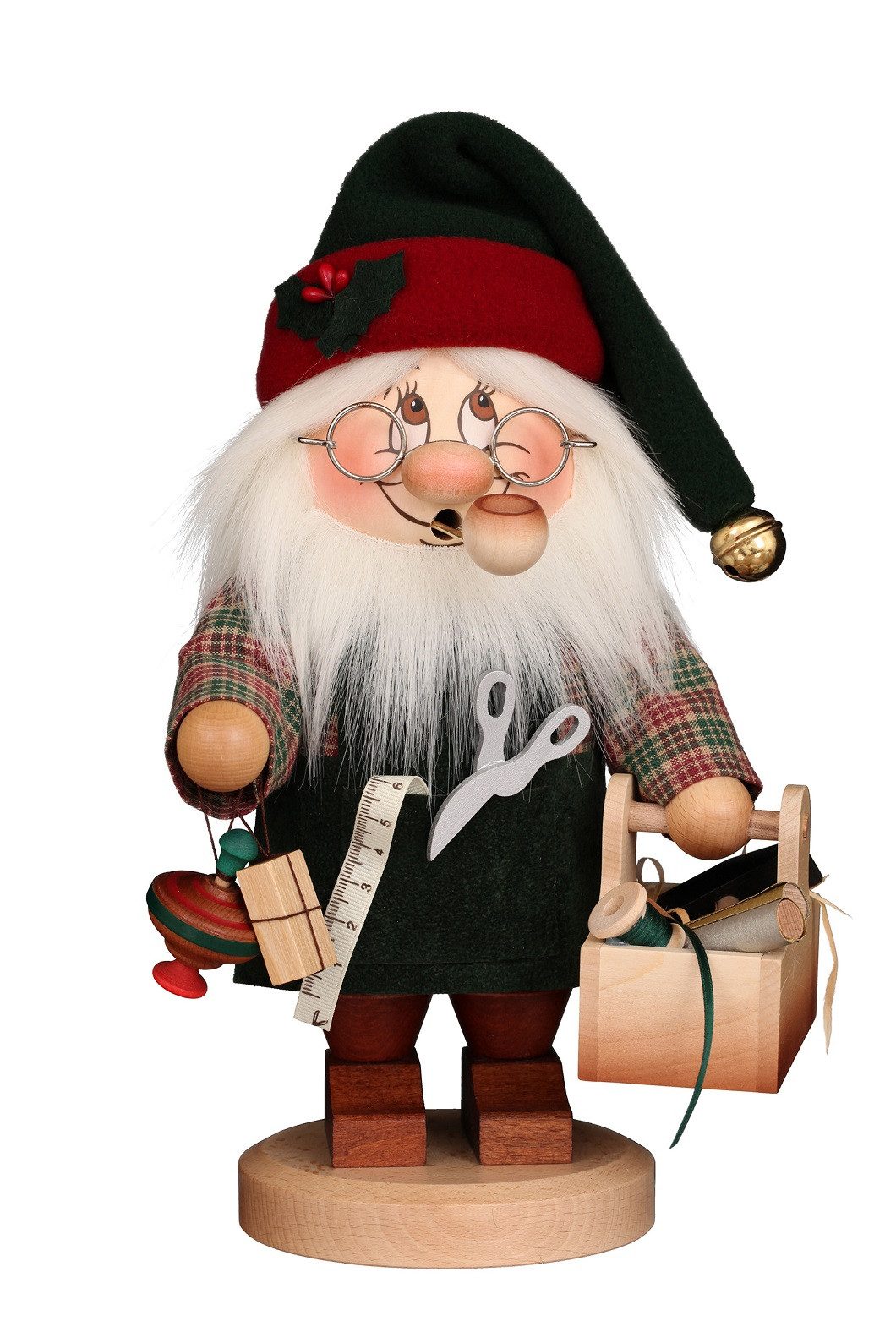 Christian Ulbricht Фигурка курильщик Christian Ulbricht Räuchermann Wichtel Weihnachtsmann, (1 St), Handarbeit aus dem Erzgebirge