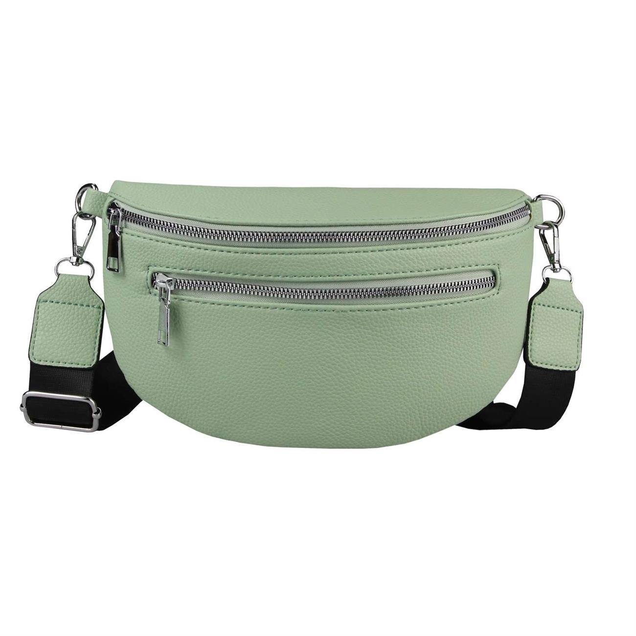 ITALYSHOP24 Bauchtasche Damen Gürteltasche Hüfttasche Bodybag günstig online kaufen