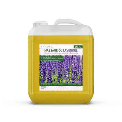 Kitama Massageöl mit Aroma - Körper-Öl für Massagen Pflegeöl Aroma-Öl Thai-Öl 5-Liter, Lavendel