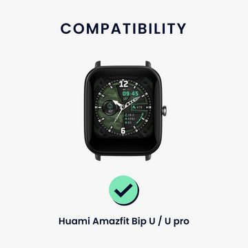 kwmobile Uhrenarmband 2x Sportarmband für Huami Amazfit Bip U / Bip U pro, Armband TPU Silikon Set Fitnesstracker