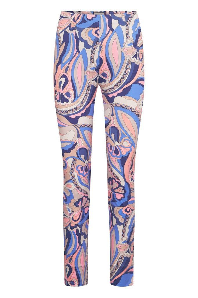 Seductive 2-in-1-Hose Sabrina Blau gemustert