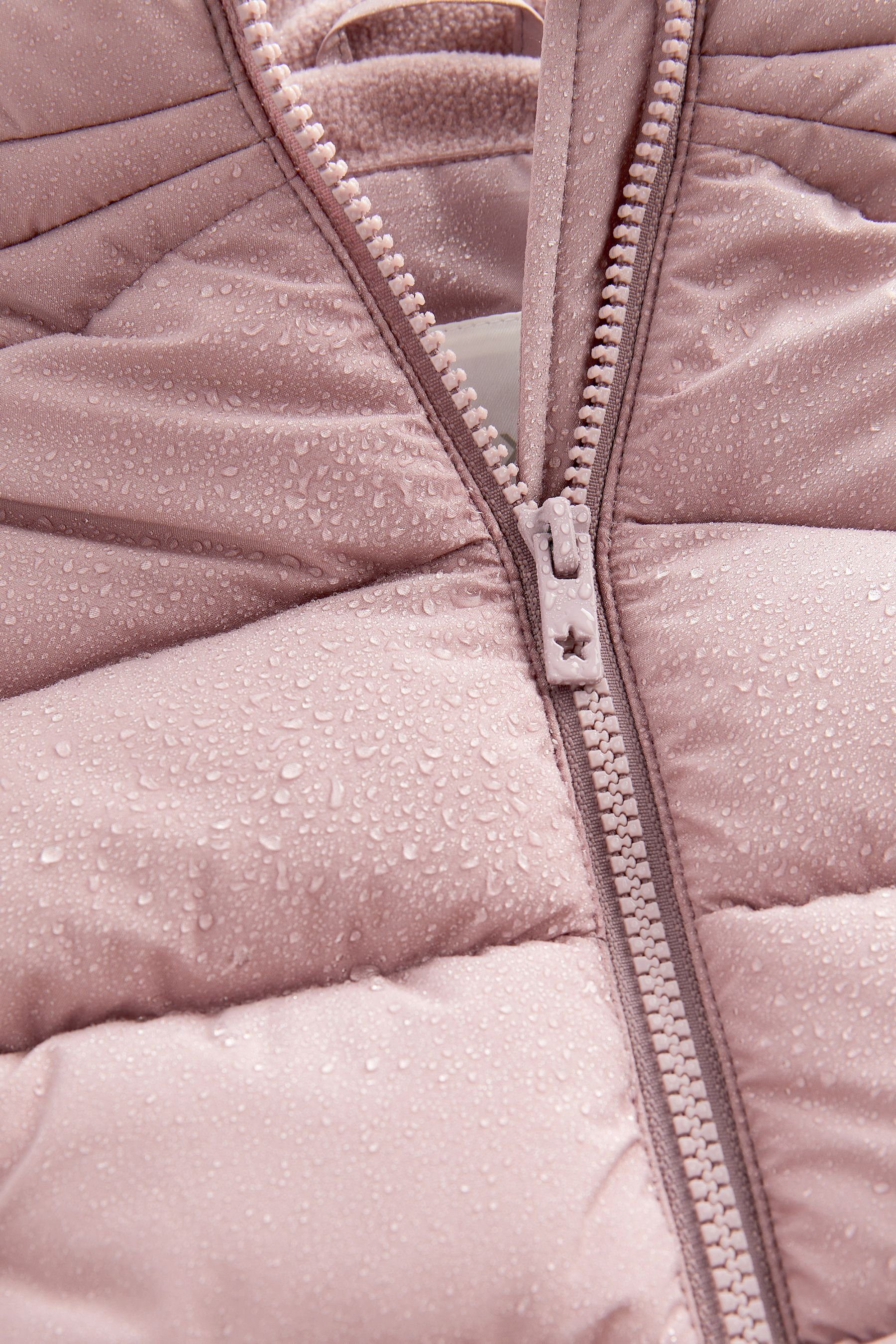 wattierter Steppjacke Wasserabweisender, Pink Next (1-St) Mantel