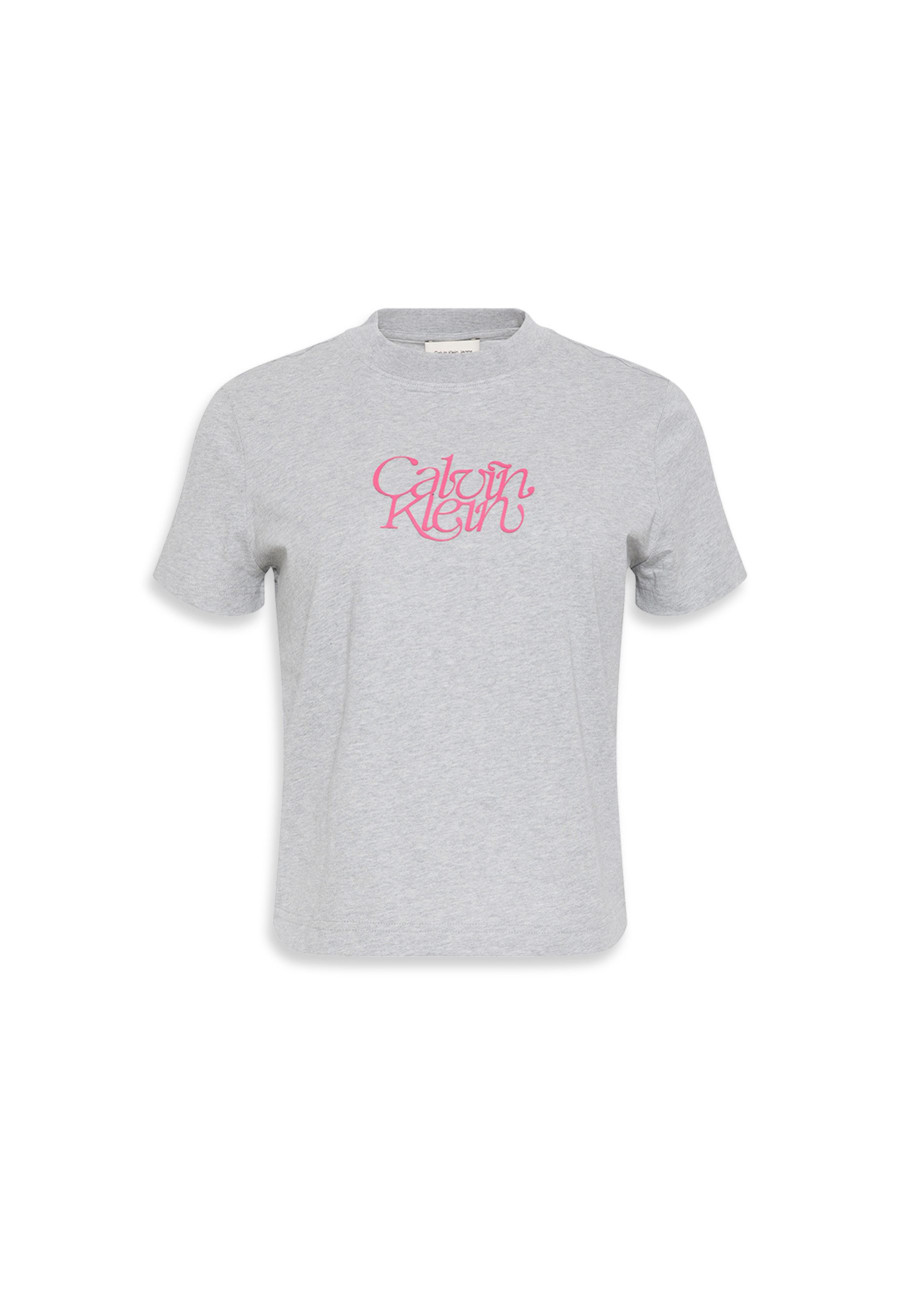 T-Shirt SS FITTED SCRIPT CALVIN KLEIN TE
