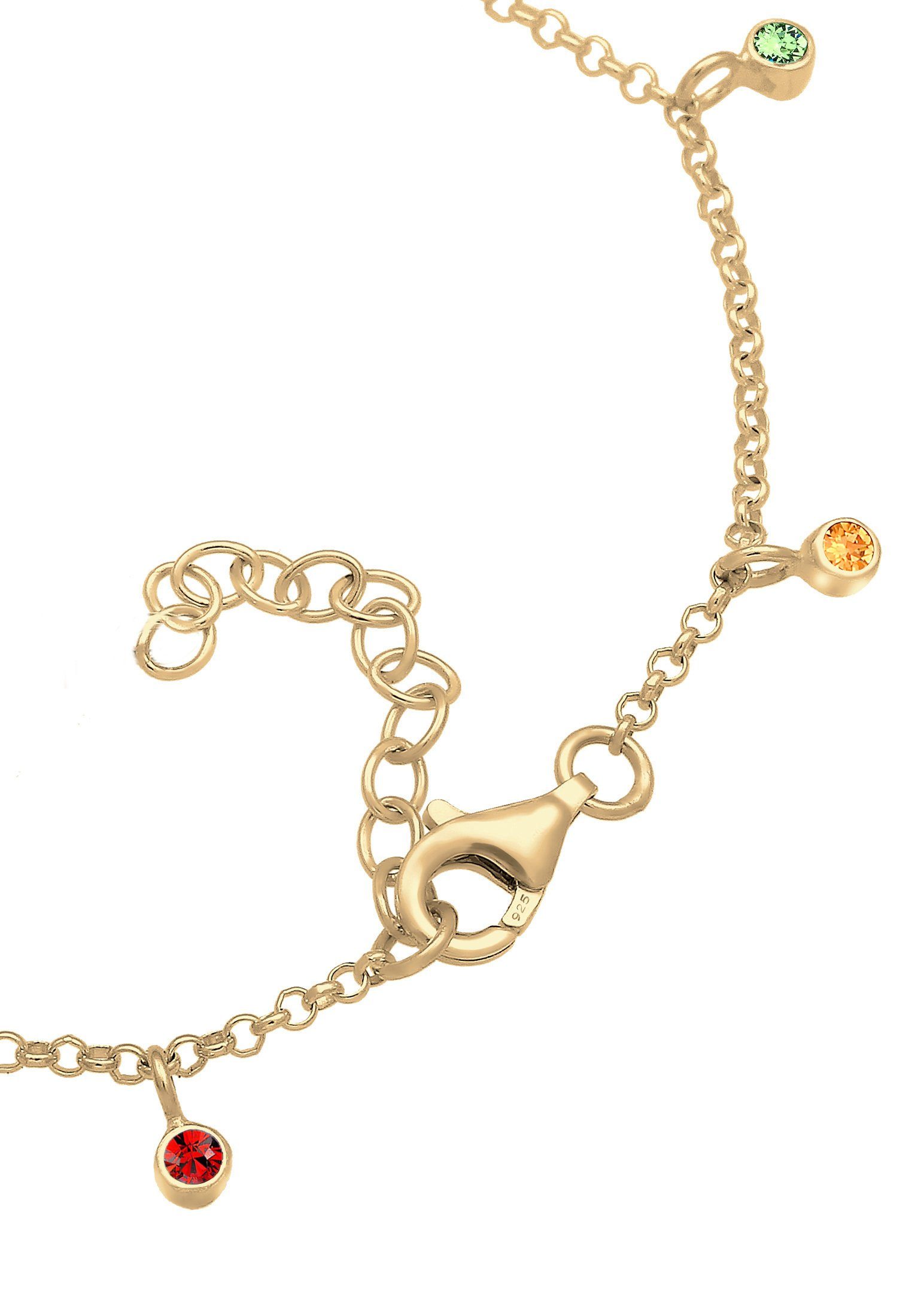 Elli Armband Bunt Geo Sommer Kristalle 925 Silber