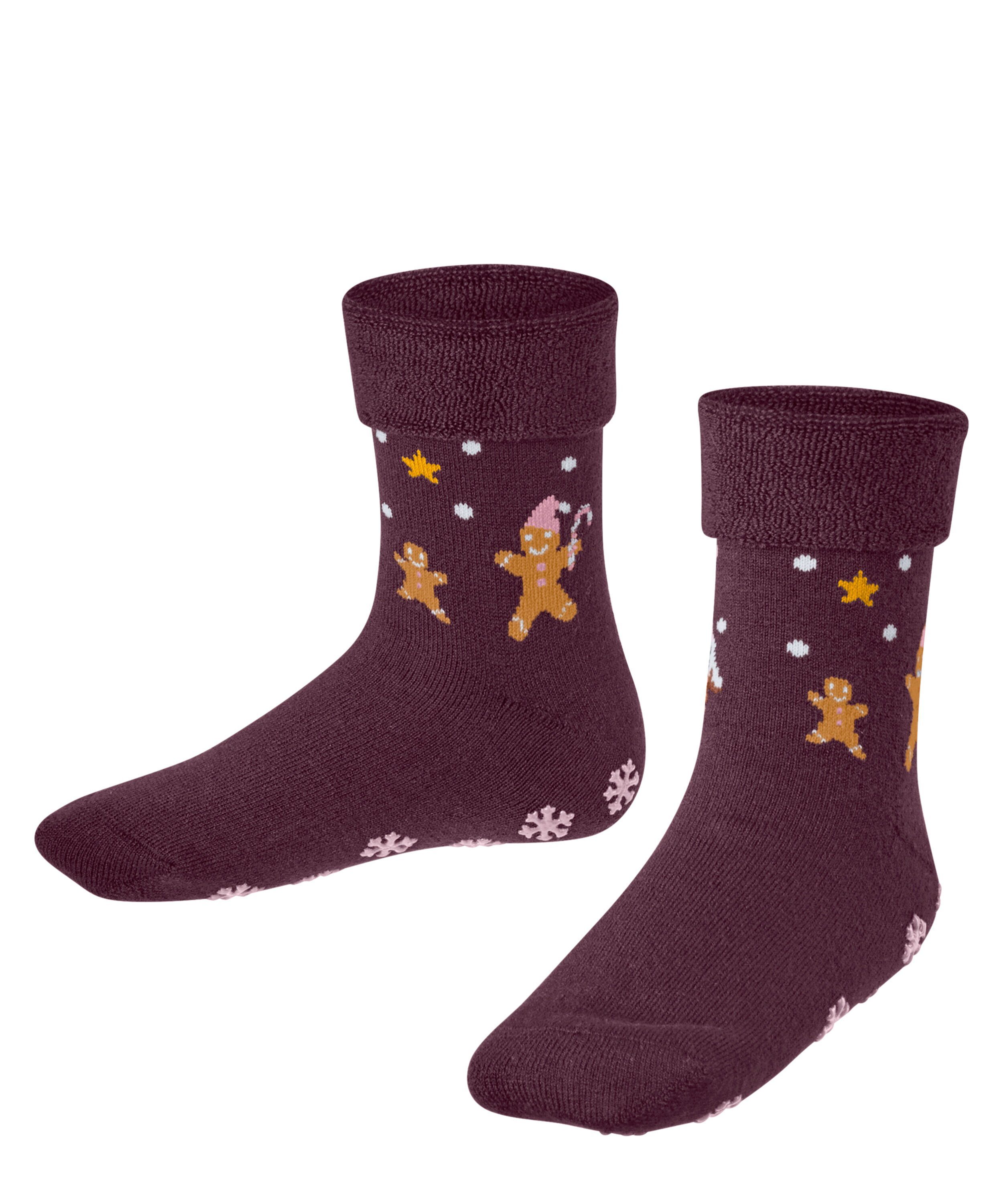 FALKE Socken Gingerbread Boot Hausschuhe (1-Paar) mit rutschhemmendem Noppendruck