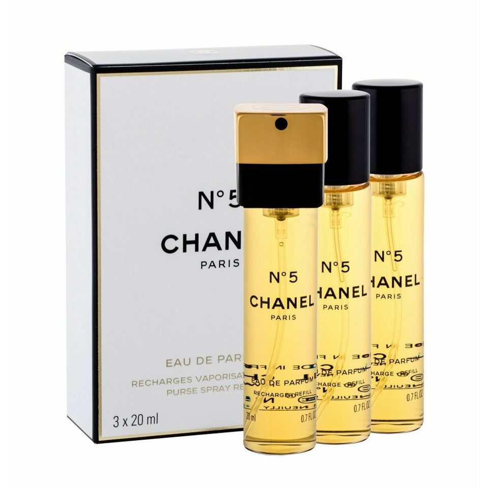 CHANEL Eau de Parfum No.5 Chanel 3x20 ml, Jasmin