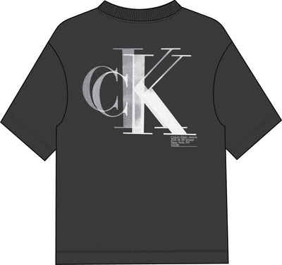 Calvin Klein Jeans T-Shirt »BACK LIGHTBOX CK TEE« mit hohem Rundhalsausschnitt