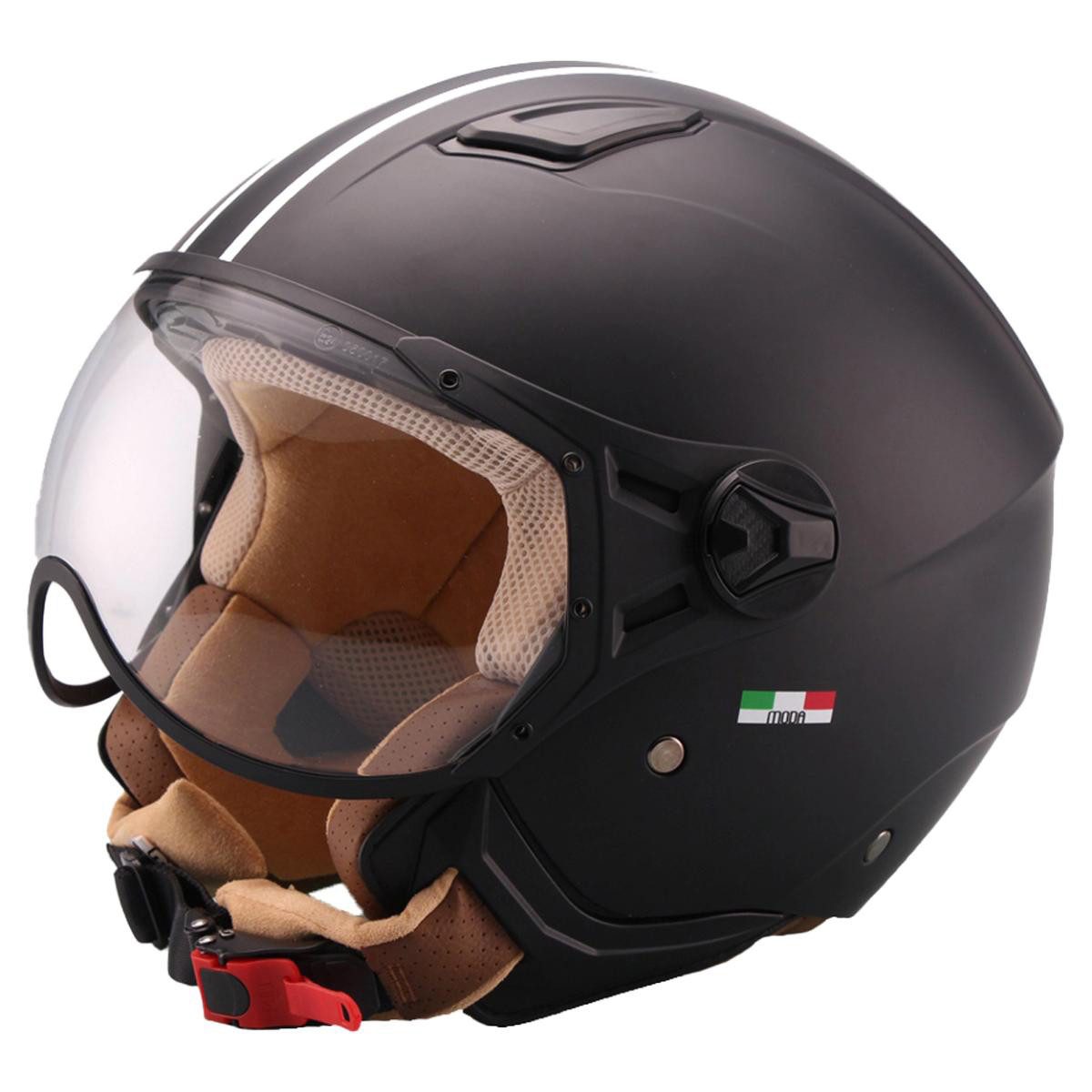 Vito Шлемыts Motorradhelm VITO MODA, Jethelm, Pilothelm, Rollerhelm, viele Farben, kurzes Visier