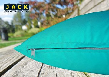 Kissenbezüge 2er Set 40x40cm Outdoor Wasserfest, JACK (2 Stück), 2x Kissenhülle, Robust, strapazierfähig, wasserabweisen, Innen & Außen