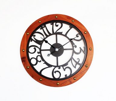 heine home Wanduhr mit massivem Holz online kaufen | OTTO
