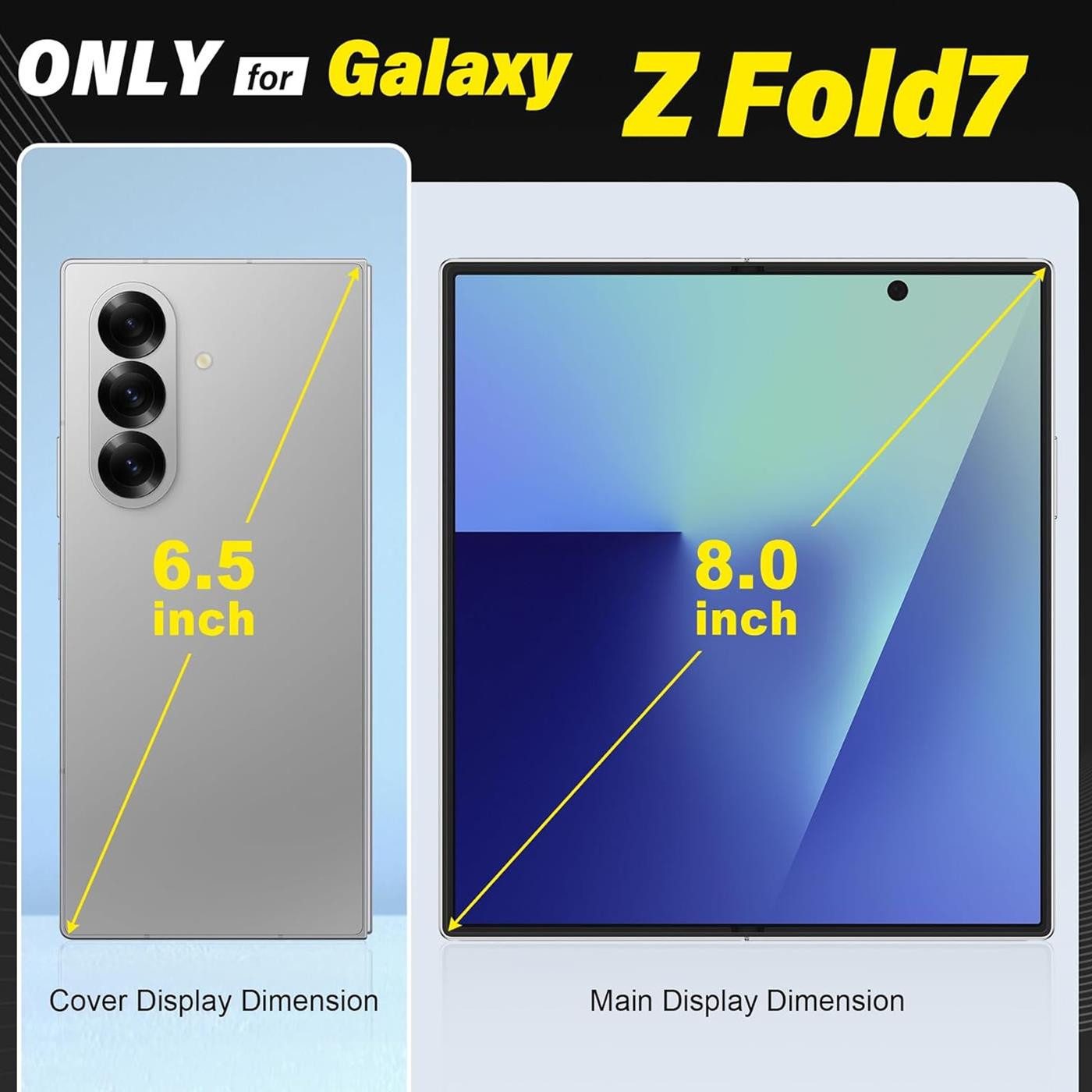 CoolGadget Handyhülle Book Case Elegance Tasche für Samsung Galaxy Z Fold 7 8 Zoll, Hülle Halter für Pen Flip Case für Samsung Z Fold 7 5G Schutzhülle