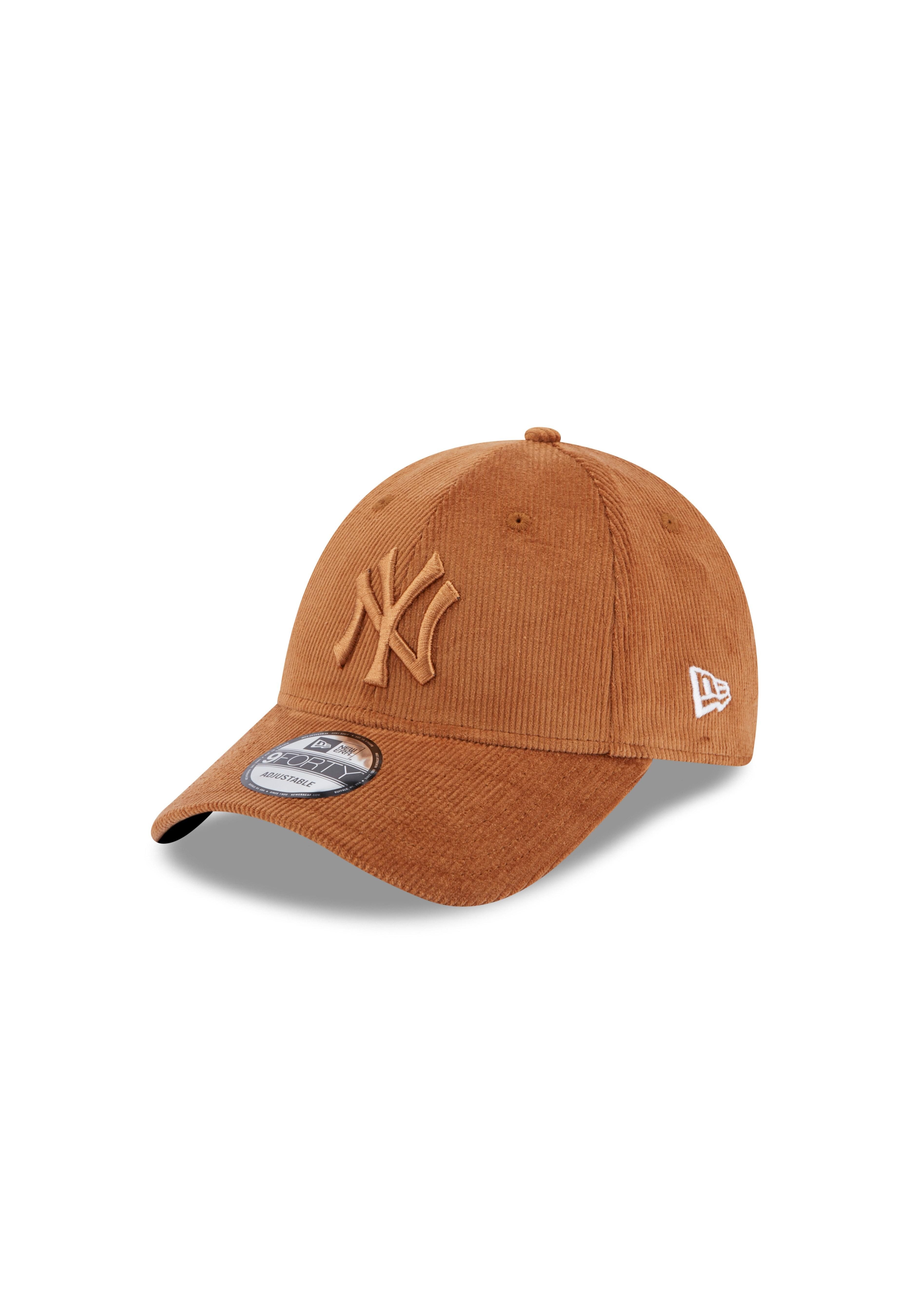 Baseball Cap New York Yankees MLB Cord Brown 9Forty Adjustable Cap New Era