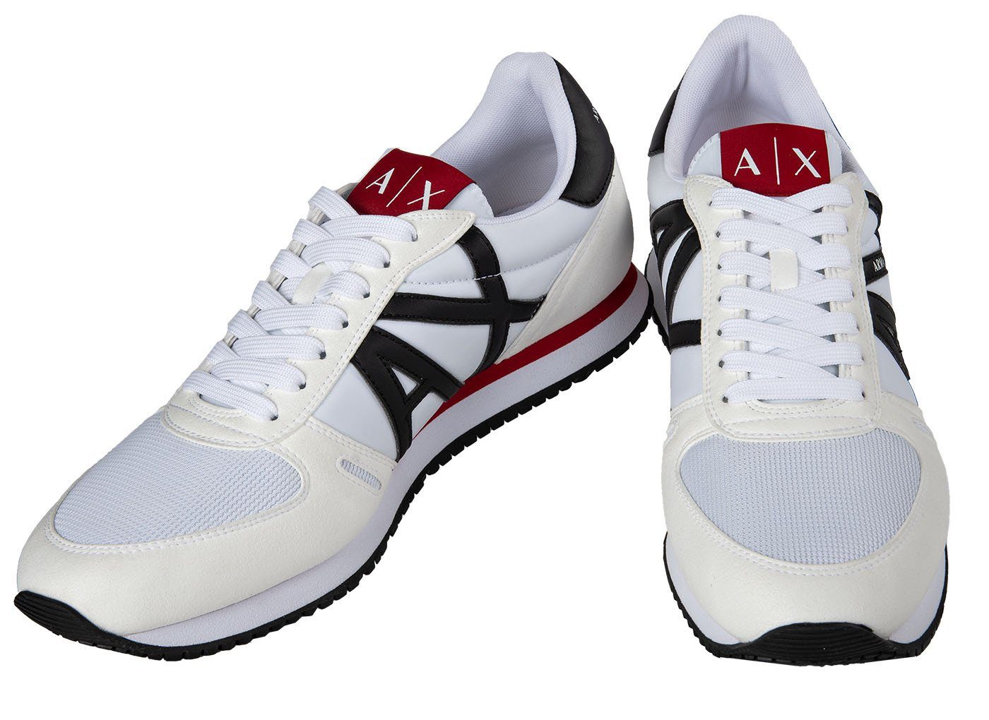 ARMANI EXCHANGE Herren Кросівки Low - Schnür-Schuh, Retro, Logo Кросівки