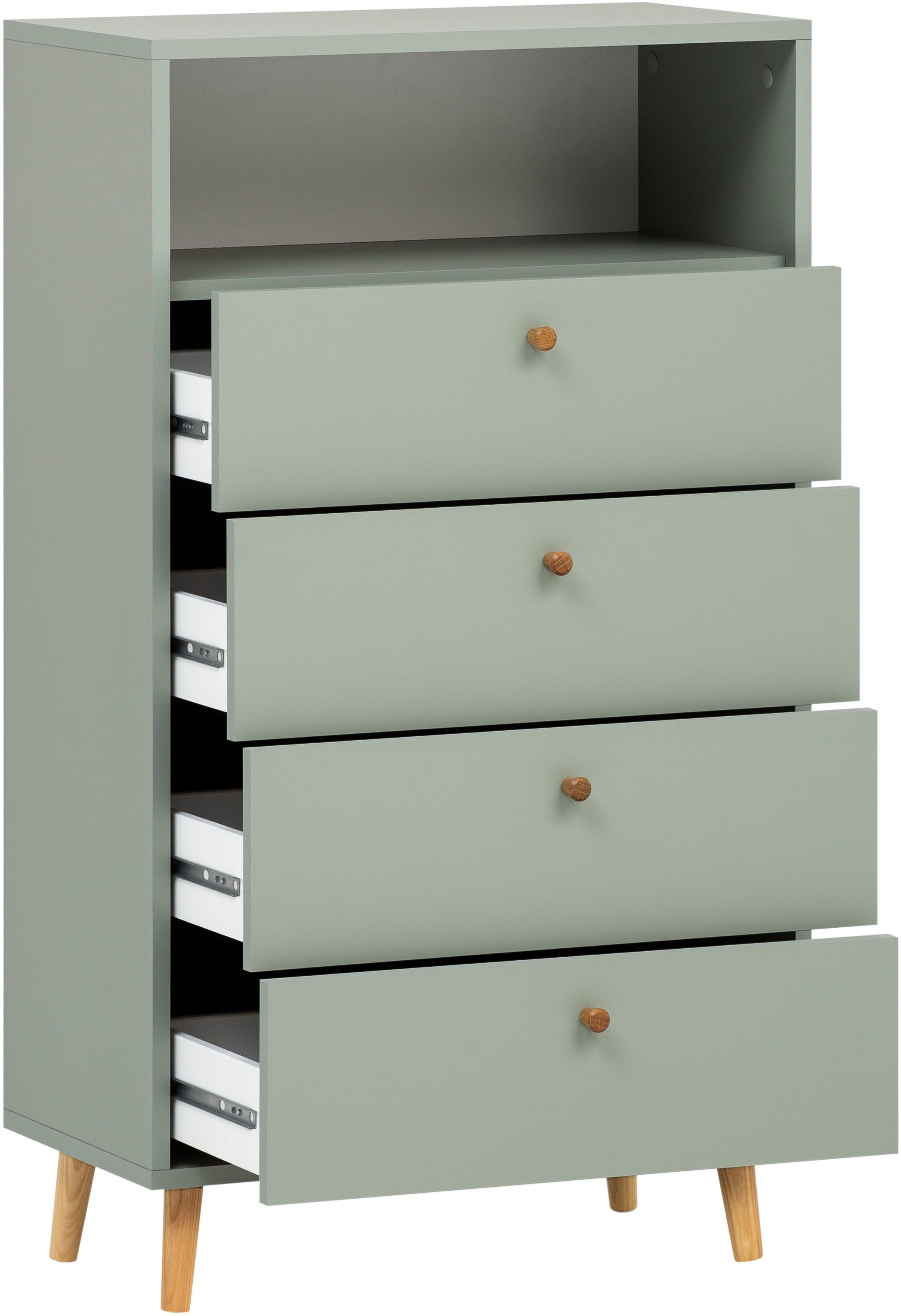 Schildmeyer Kommode Bjarne, Highboard, Made in Germany, B: 60 cm, Solide Verarbeitung - Dieses Produkt ist in Deutschland gefertigt