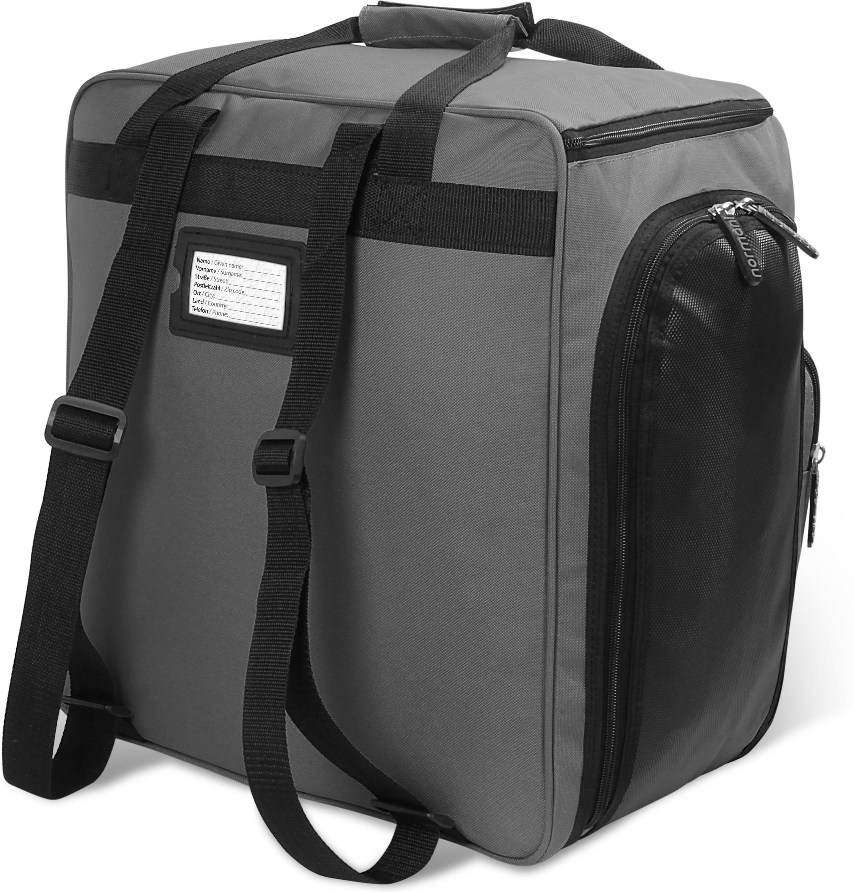 normani Sporttasche Skitasche 53 l Alpine Depo, Skischuhtasche mit separatem Helmfach und Rucksackfunktion