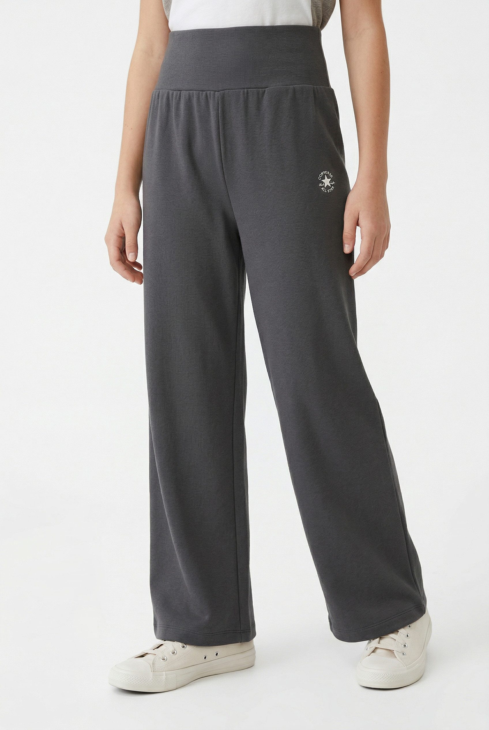 Converse Palazzohose CNVG FOLDDOWN RIBBED PANT für Kinder und Jugendliche, aus Baumwolle mit Elasthan