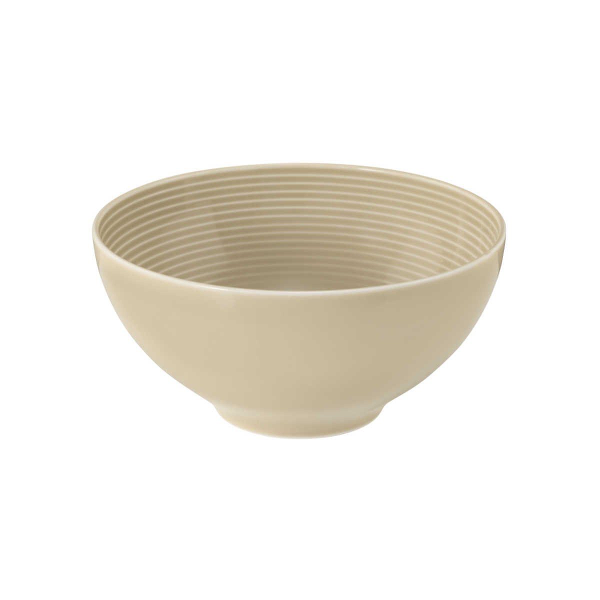 Seltmann Weiden Schüssel Beat Sandbeige, Porzellan, 15,5 cm