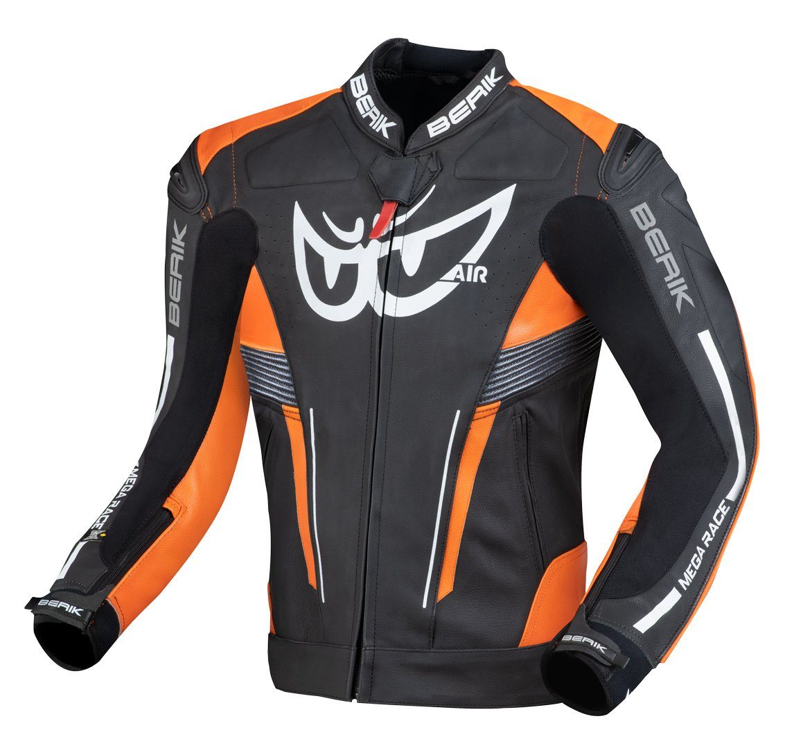Berik Motorradjacke Air-B Motorrad Lederjacke herausnehmbares Innenfutter