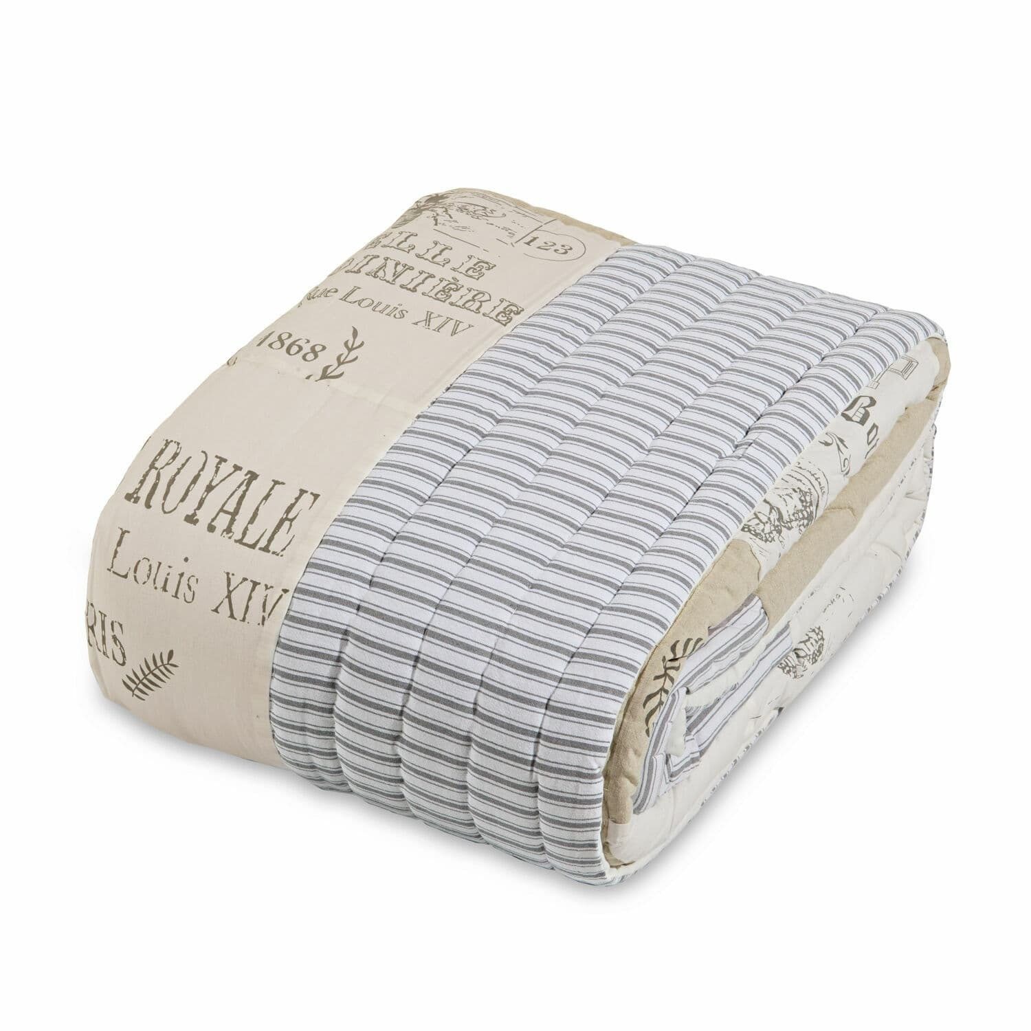 Mirabeau Tagesdecke Quilt Framingham leinen/weiß