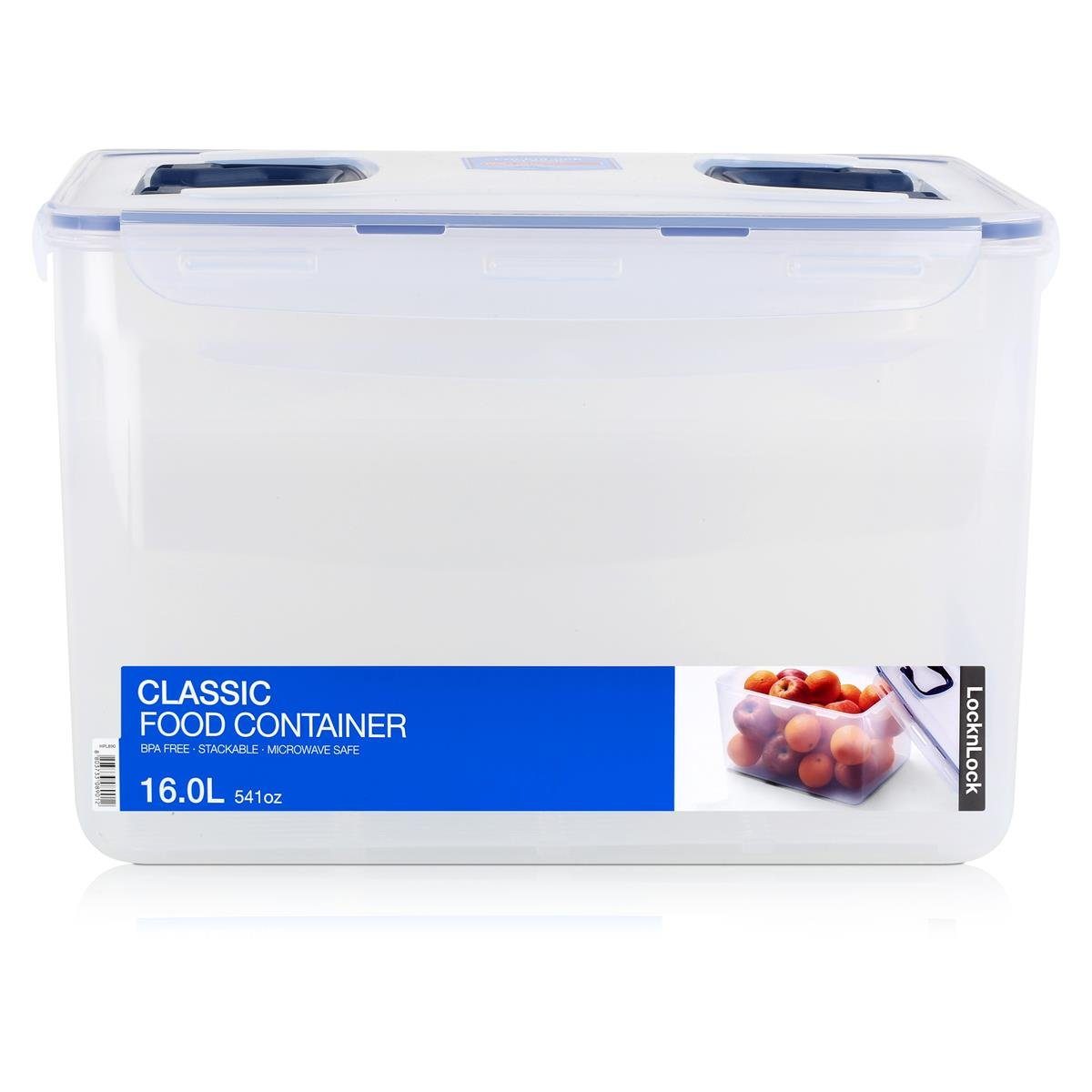 LocknLock Vorratsdose LocknLock Classic HPL890 Frischhaltedose 16L - Luft & Wasserdicht (1er, Kunststoff