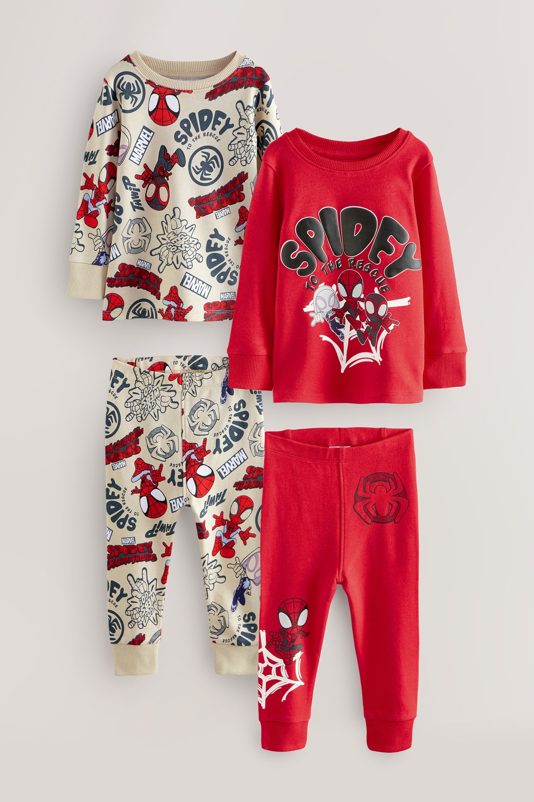 Next Pyjama Kuschelige Schlafanzüge, 2er-Pack (4 tlg)