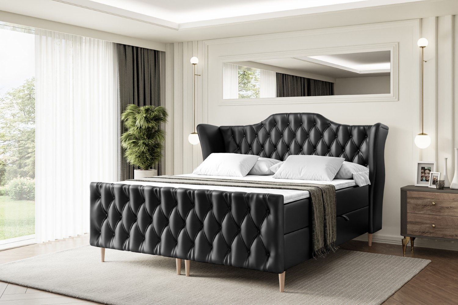 ALTDECOR Boxbett VILA-F-Z (Multipocket-Matratze H4, H3 günstig online kaufen