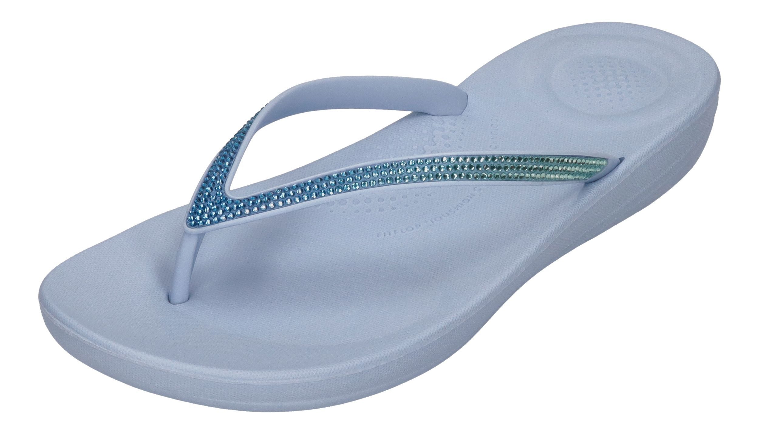 Fitflop IQUSHION OMBRE SPARKLE Zehentrenner Skywalk blue