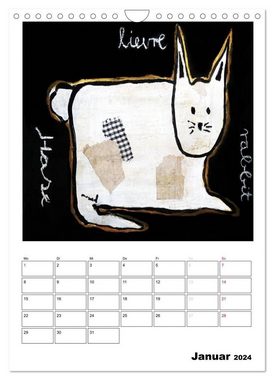 CALVENDO Wandkalender little pets (Wandkalender 2024 DIN A4 hoch), CALVENDO Monatskalender