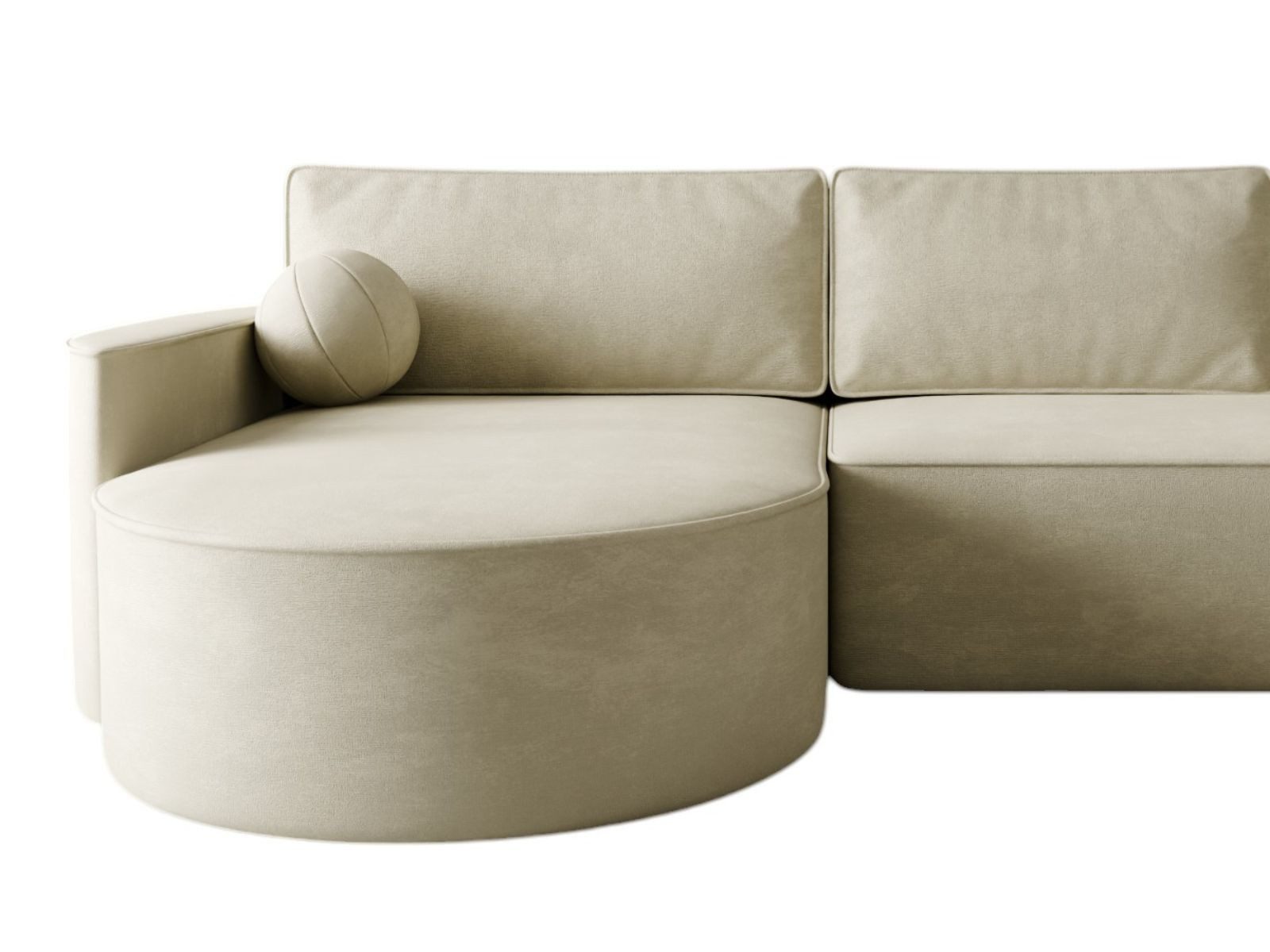 Compleo Ecksofa L MORENO, Designer Couch günstig online kaufen