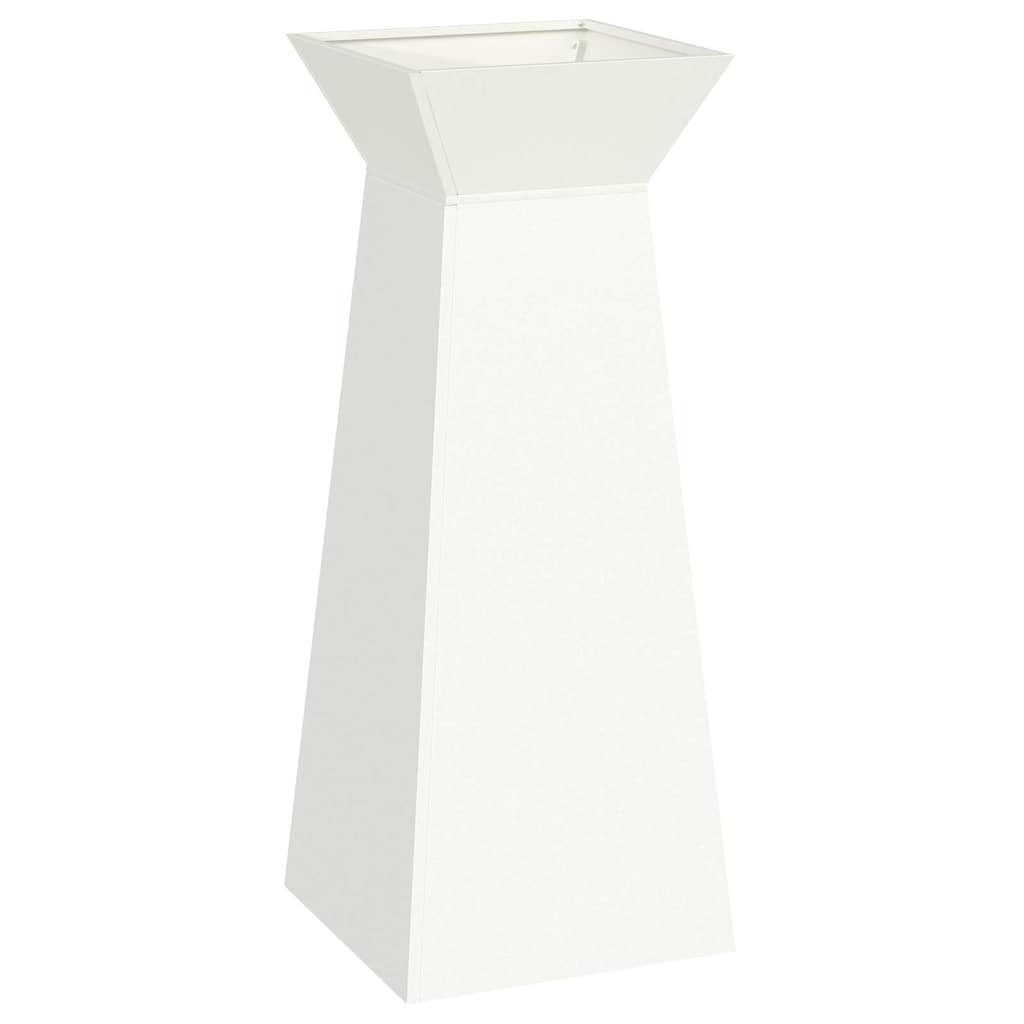vidaXL Blumentopf Säulen Pflanzer Weiß 40 günstig online kaufen