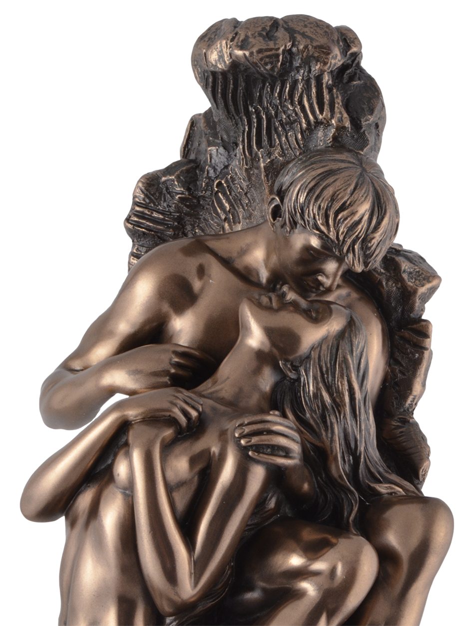 by Spring" bronziert, Liebenden Dekofigur direct Vogler ca. von nach LxBxH: Rodin Gmbh Hand - 18x13x31cm Veronese, "Eternal Die