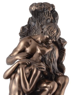 Vogler direct Gmbh Dekofigur Die Liebenden "Eternal Spring" nach Rodin - by Veronese, von Hand bronziert, LxBxH: ca. 18x13x31cm